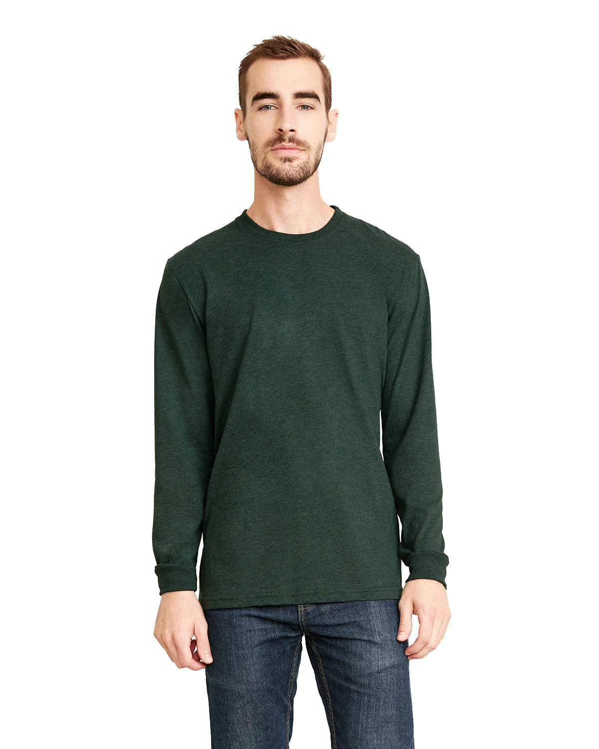 6411-Next Level Apparel-HTHR FOREST GRN - Cheap-Us