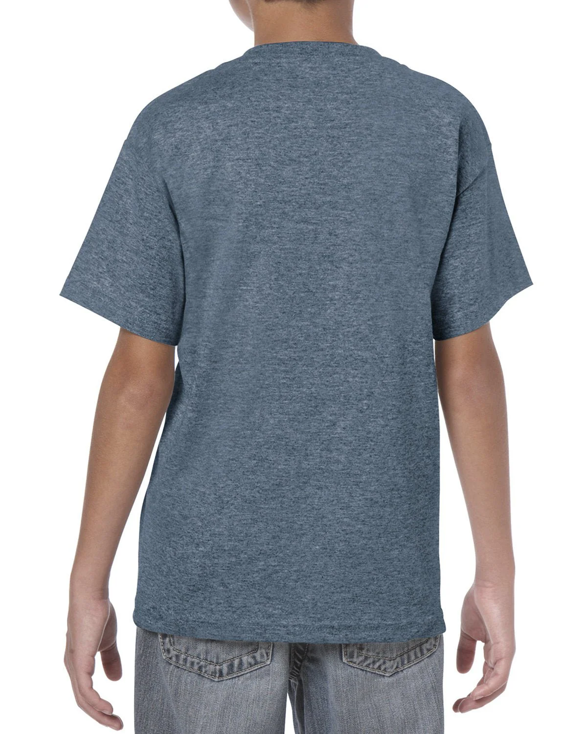 G500B-Gildan-HEATHER NAVY - Cheap-Us