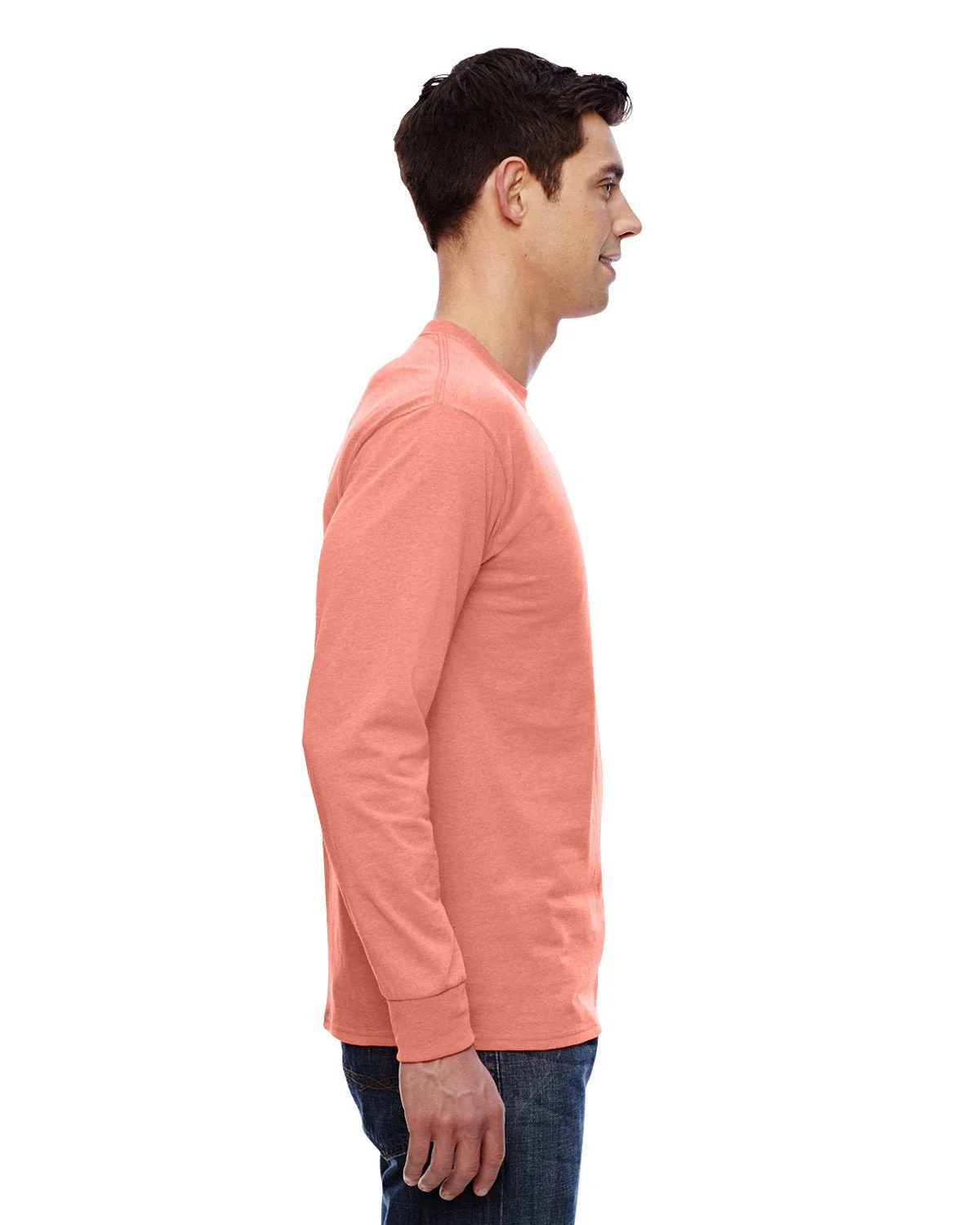 4930-Fruit of the Loom-RETRO HTHR CORAL - Cheap-Us