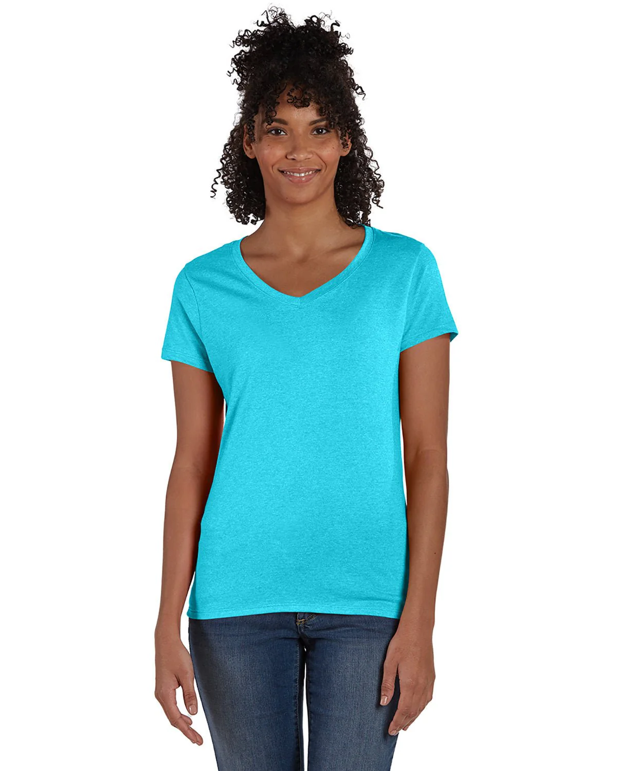 42VT-Hanes-TURQUOISE TRBLND - Cheap-Us
