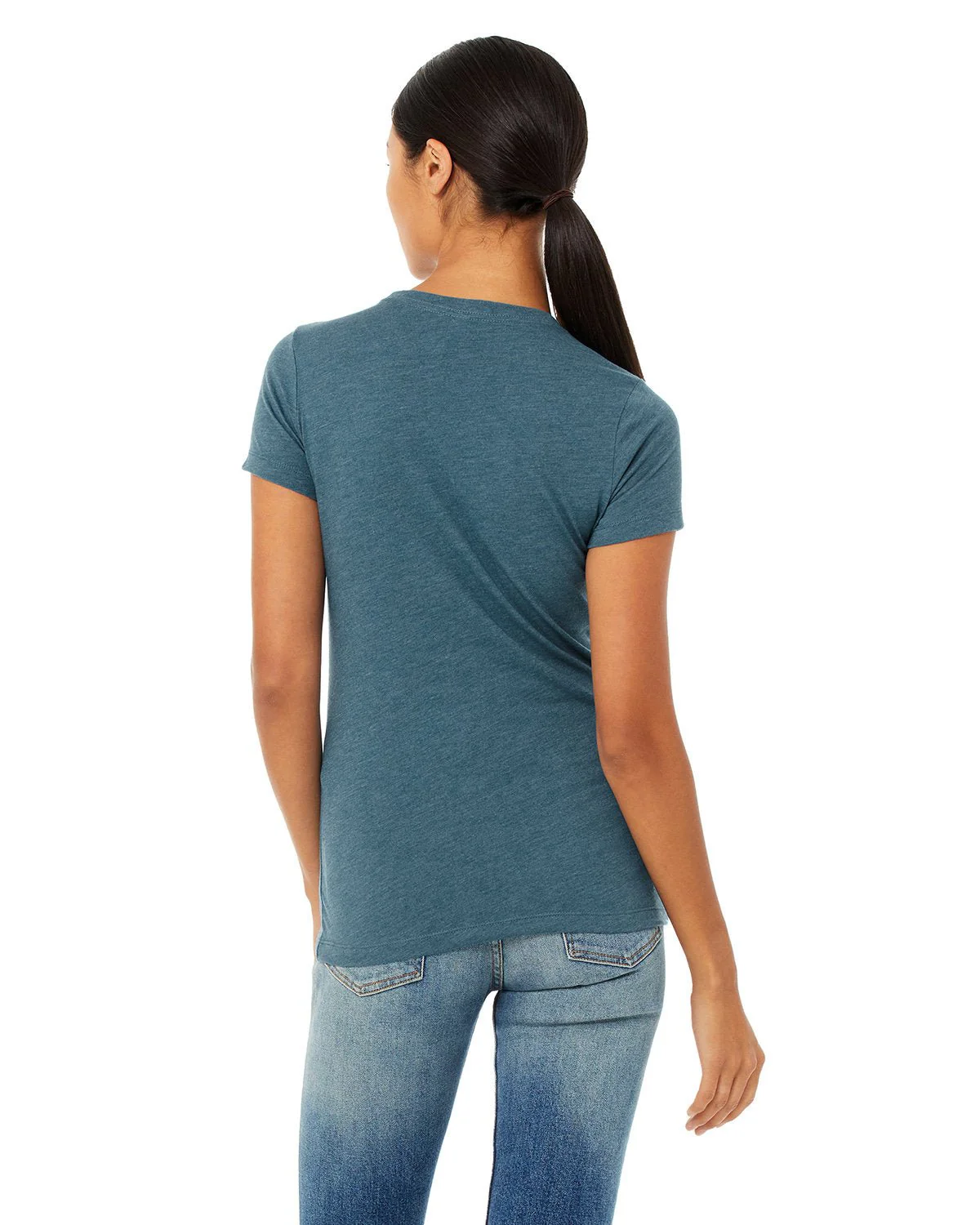 6004-Bella + Canvas-HTHR DEEP TEAL - Cheap-Us