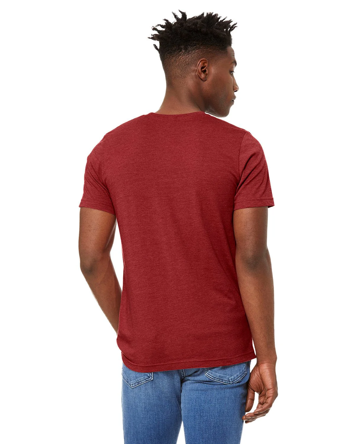 3001CVC-Bella + Canvas-HTHR CANVAS RED - Cheap-Us