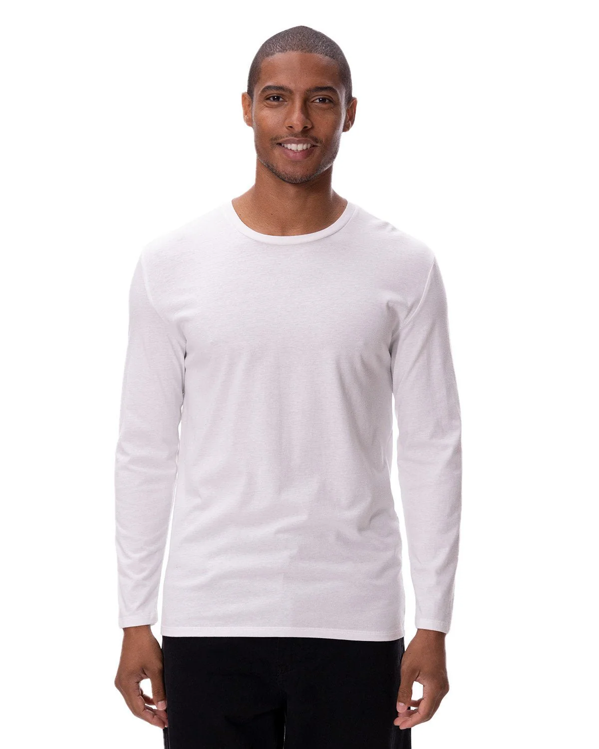180LS-Threadfast Apparel-WHITE - Cheap-Us