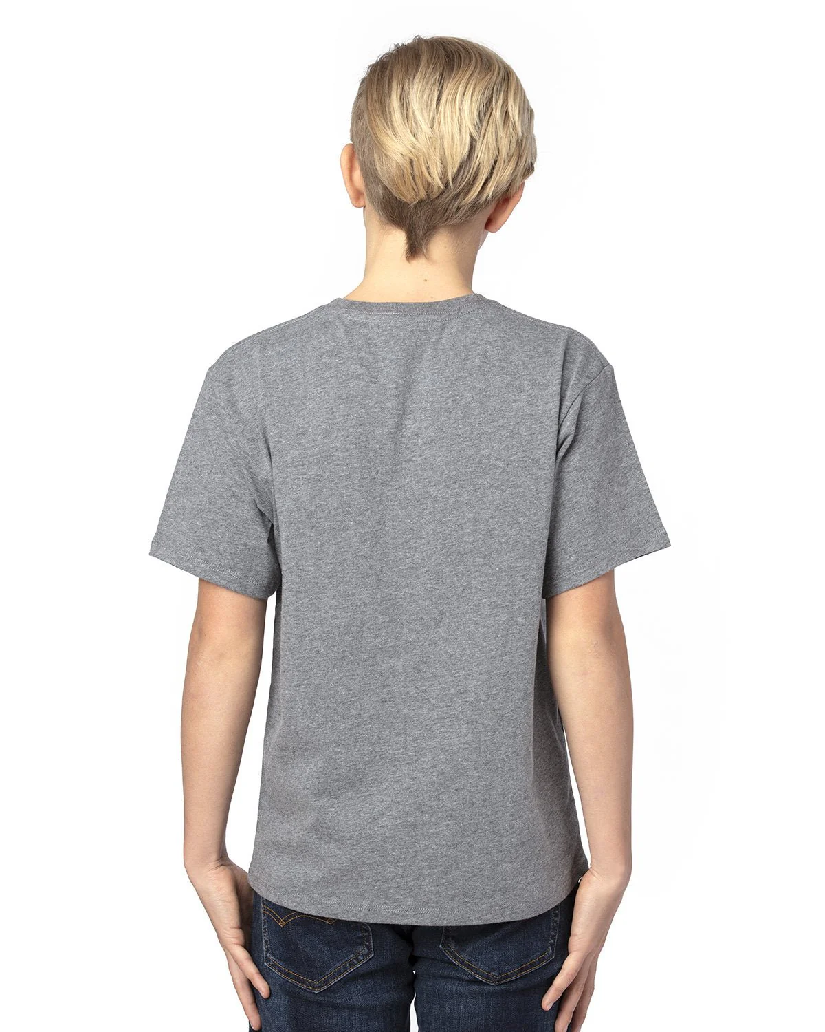 602A-Threadfast Apparel-GREY TRIBLEND - Cheap-Us