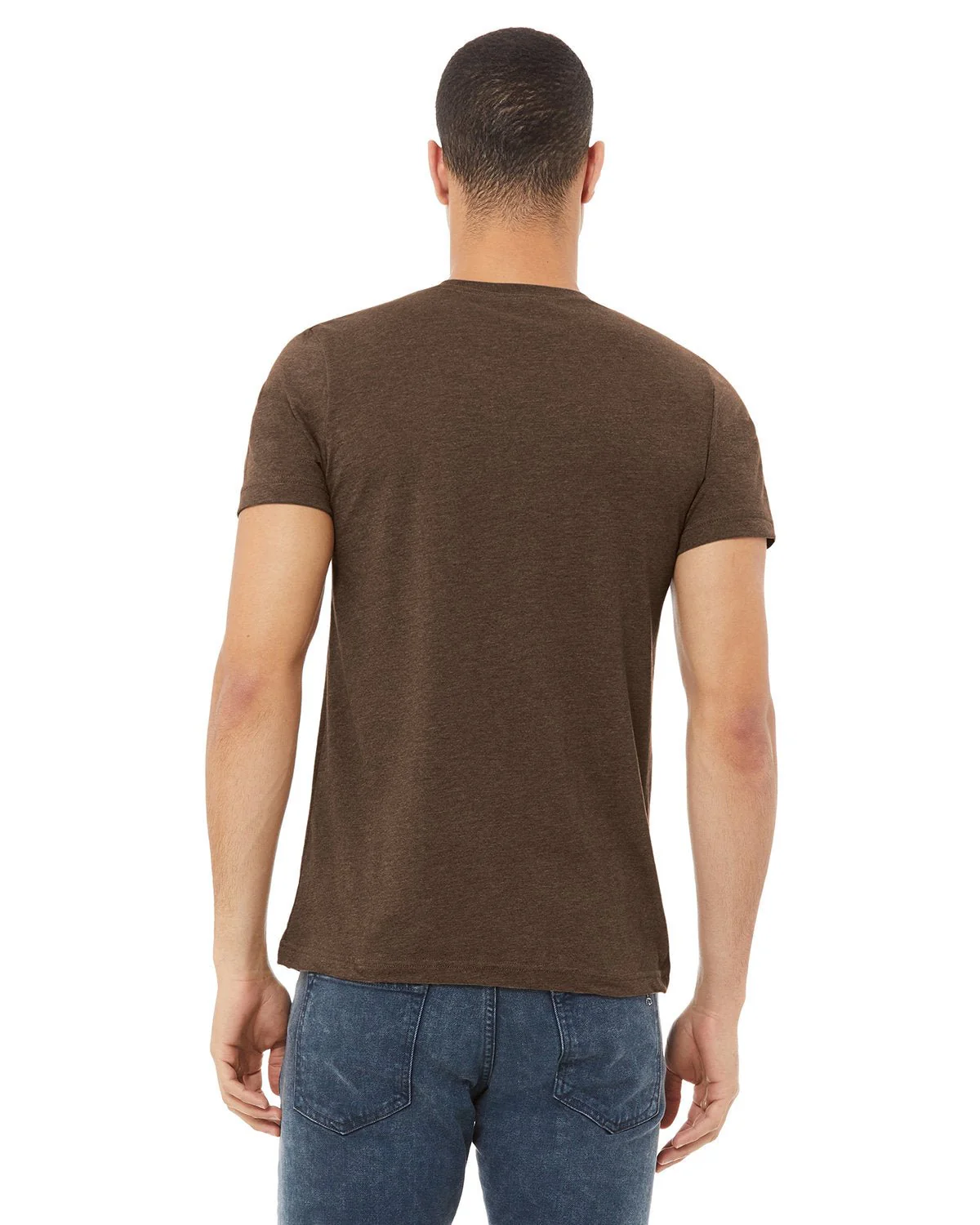 3005CVC-Bella + Canvas-HEATHER BROWN - Cheap-Us