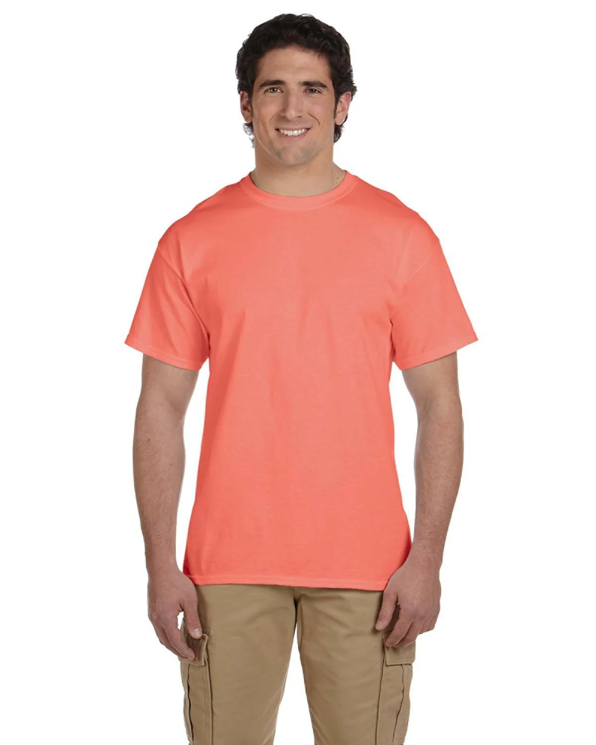 3931-Fruit of the Loom-RETRO HTH CORAL - Cheap-Us