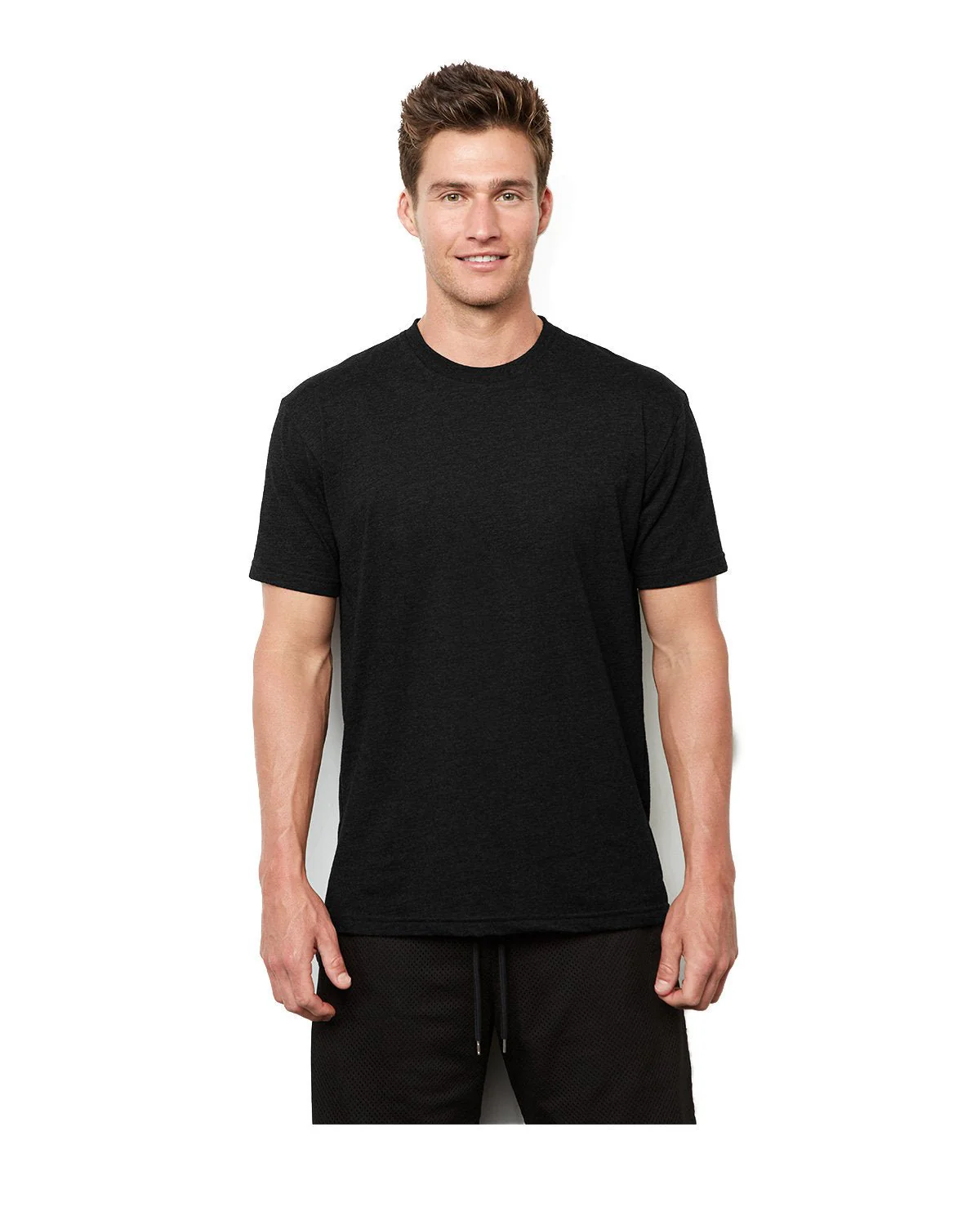 4600-Next Level Apparel-HEATHER BLACK - Cheap-Us
