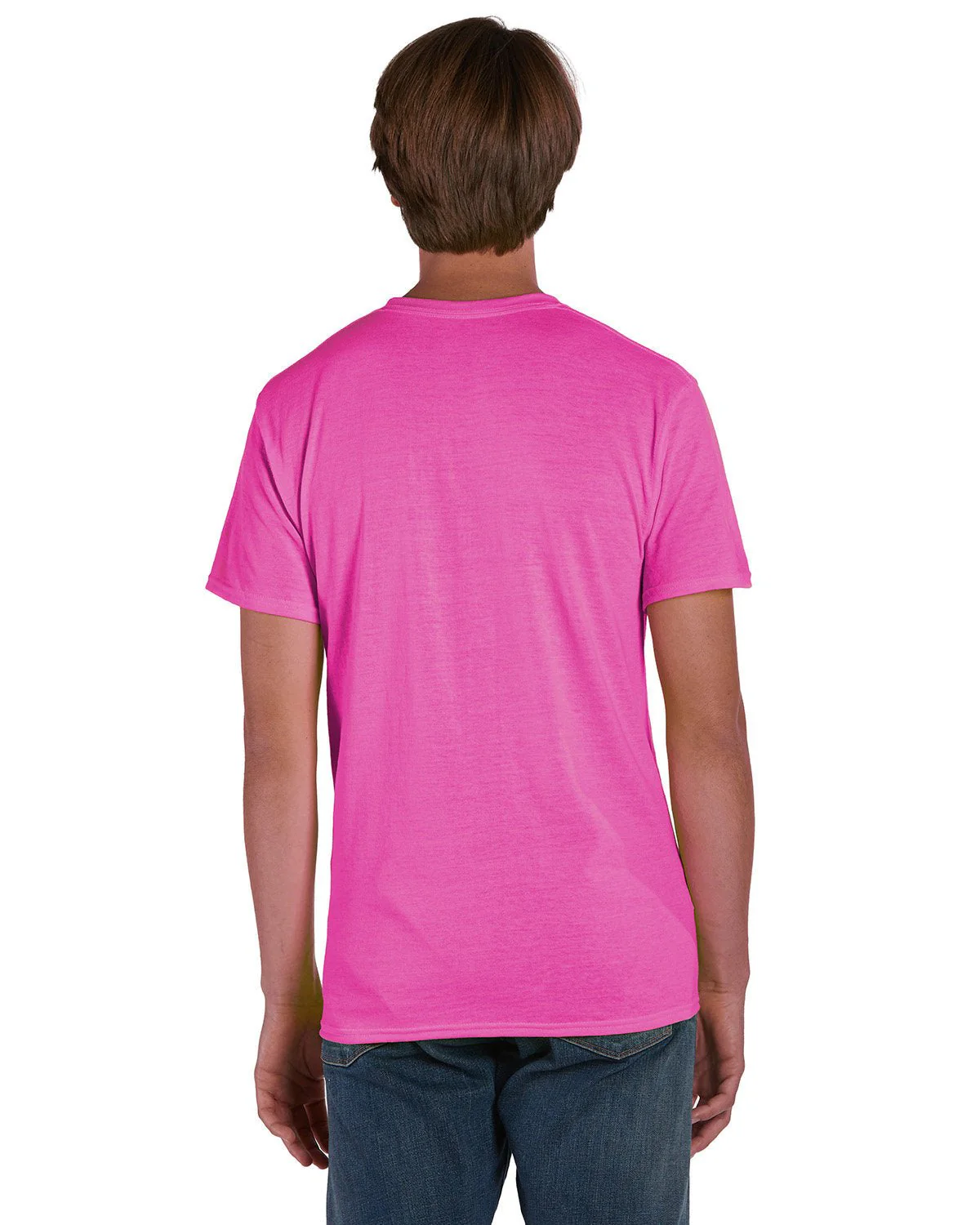 W110-Hanes-SAFETY PINK - Cheap-Us