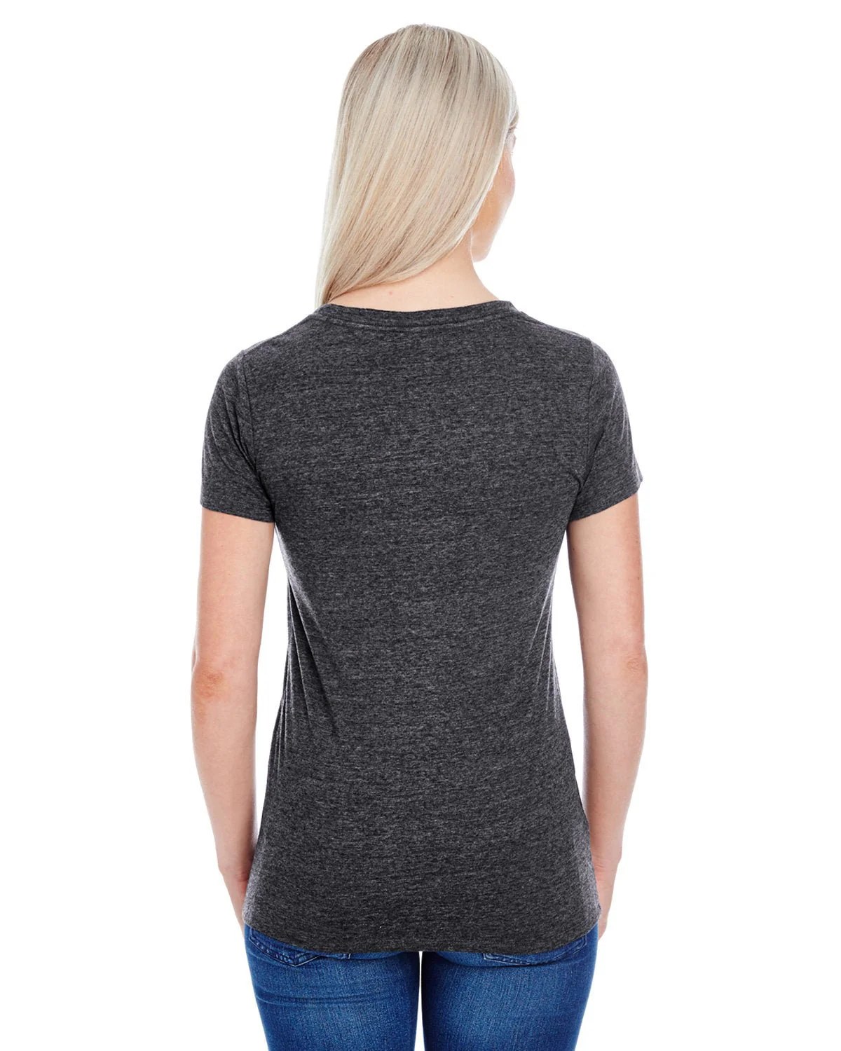 202A-Threadfast Apparel-BLACK TRIBLEND - Cheap-Us