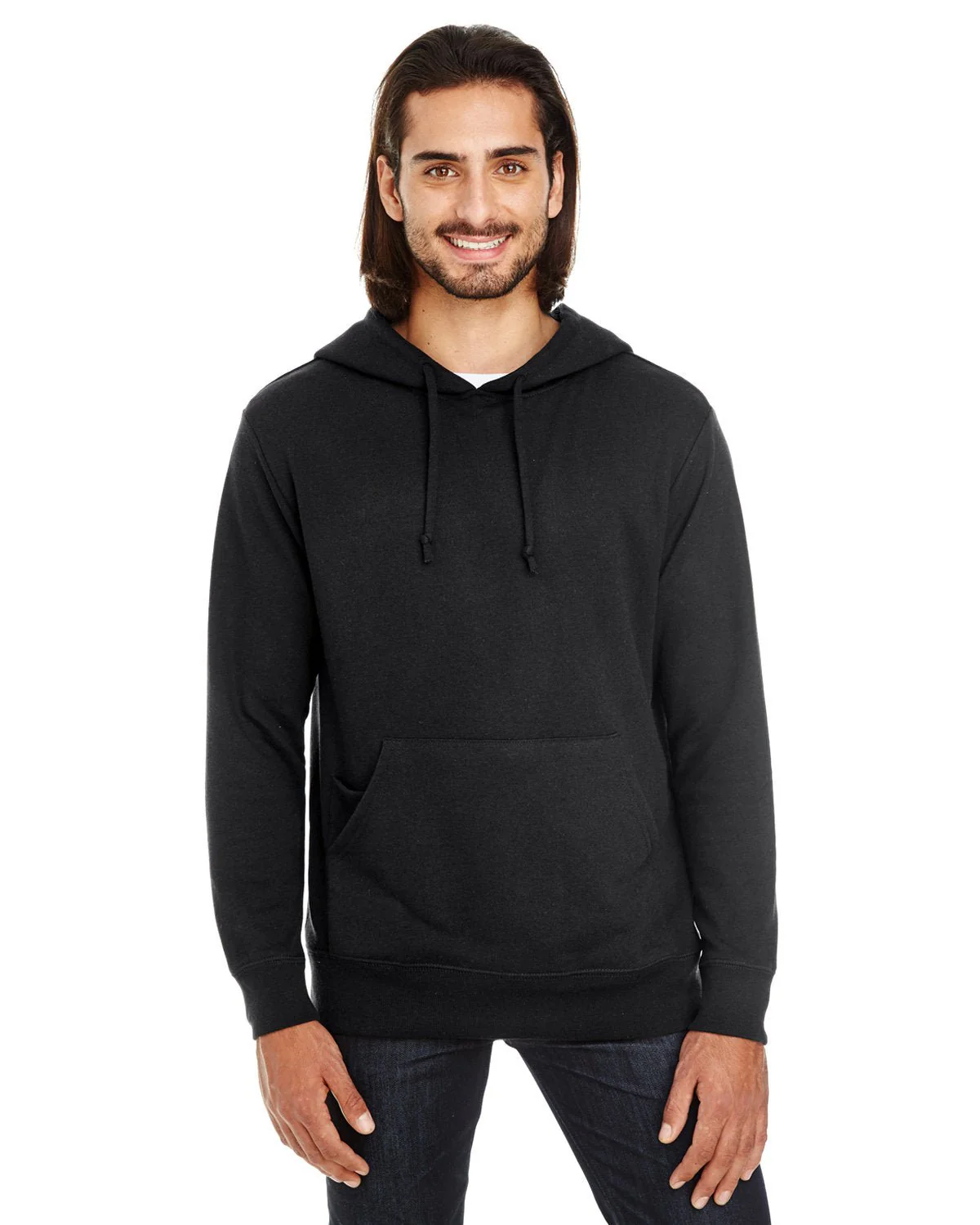 321H-Threadfast Apparel-BLACK SOLID - Cheap-Us