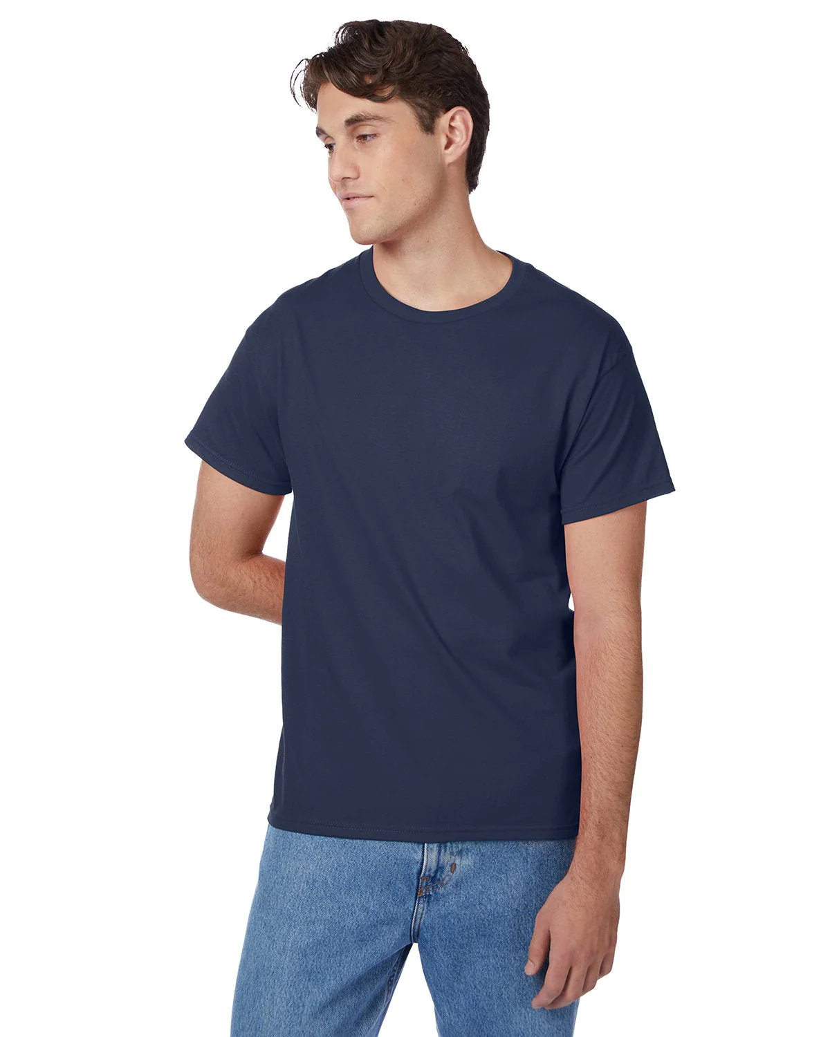5250T-Hanes-NAVY - Cheap-Us
