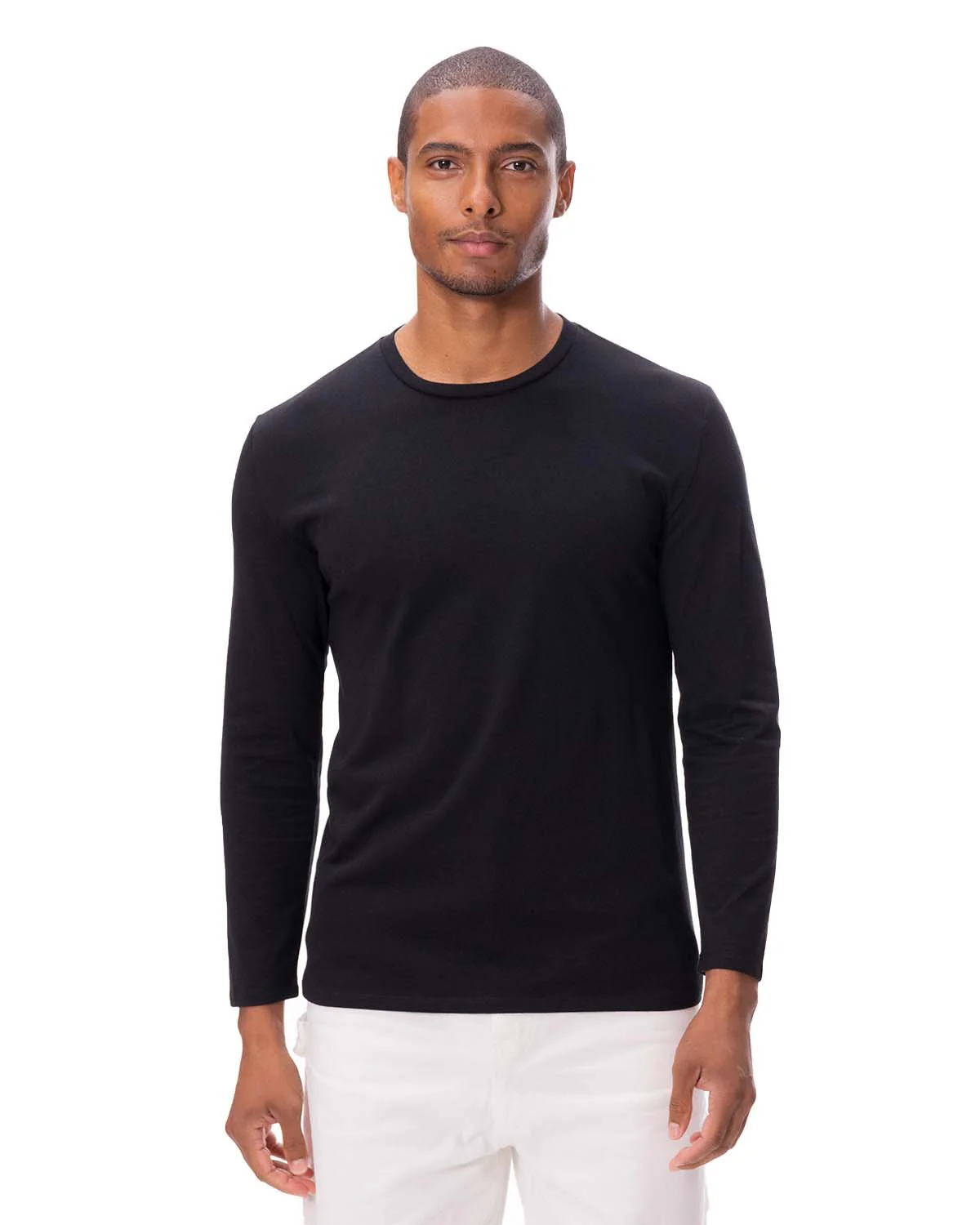 180LS-Threadfast Apparel-BLACK - Cheap-Us