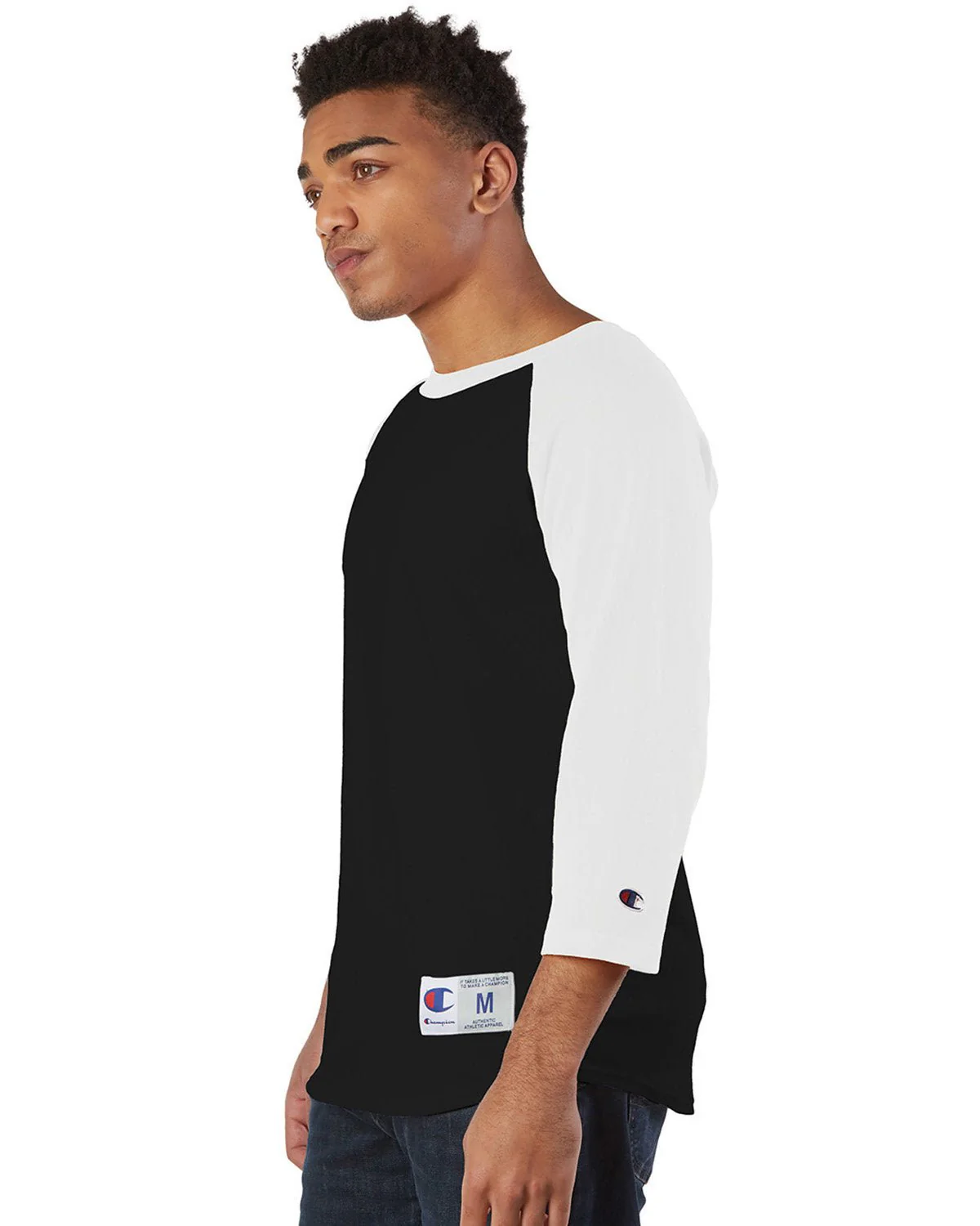 T1397-Champion-BLACK/ WHITE - Cheap-Us