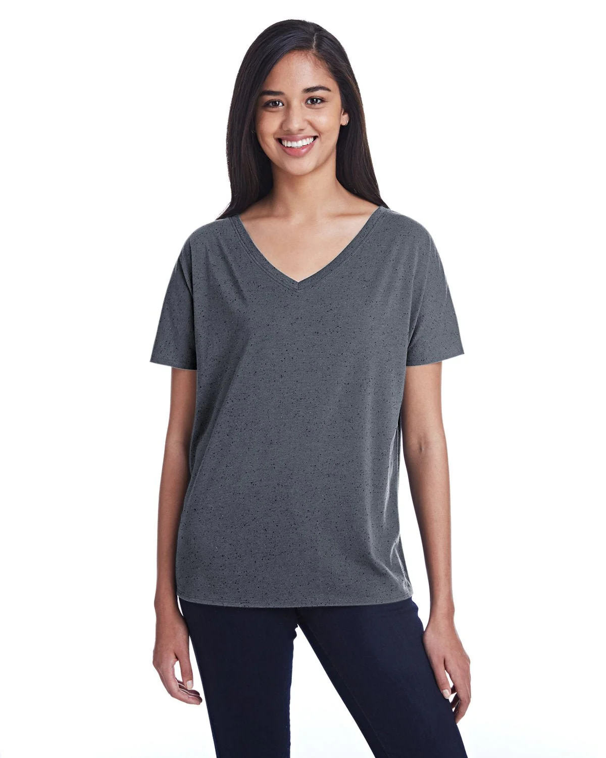 203FV-Threadfast Apparel-CHARCOAL FLECK - Cheap-Us