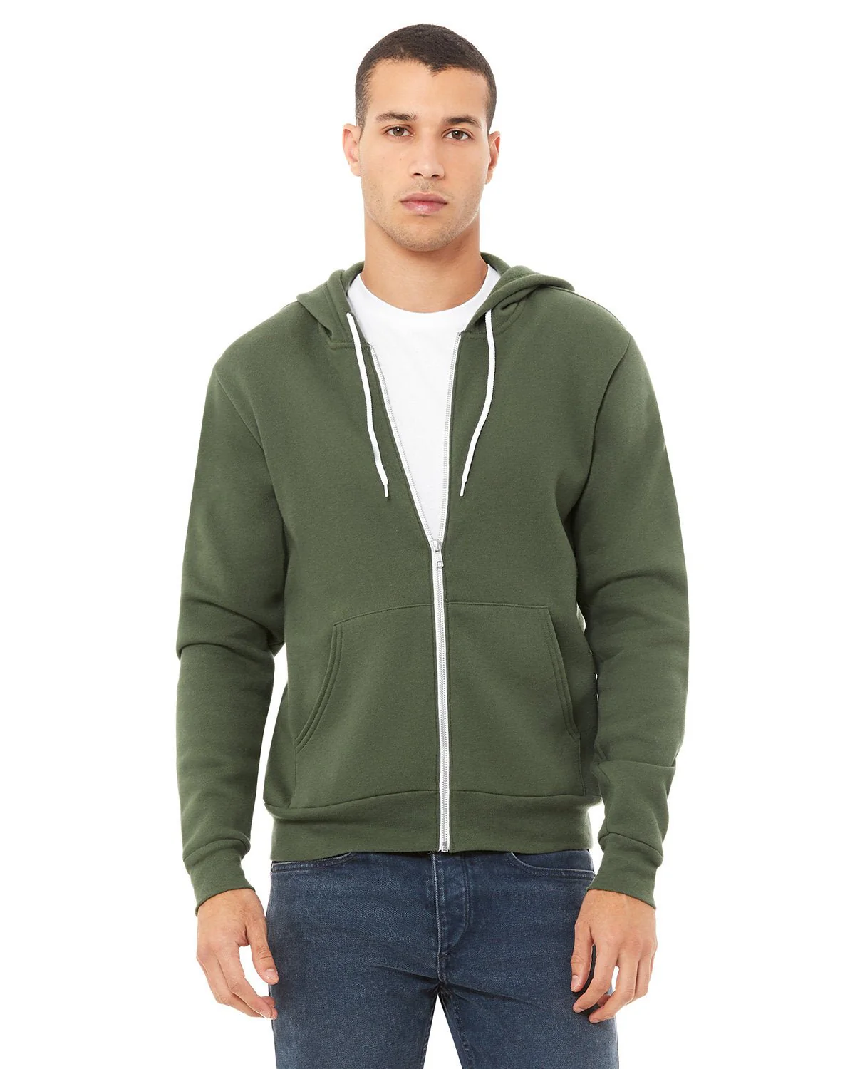 3739-Bella + Canvas-MILITARY GREEN - Cheap-Us