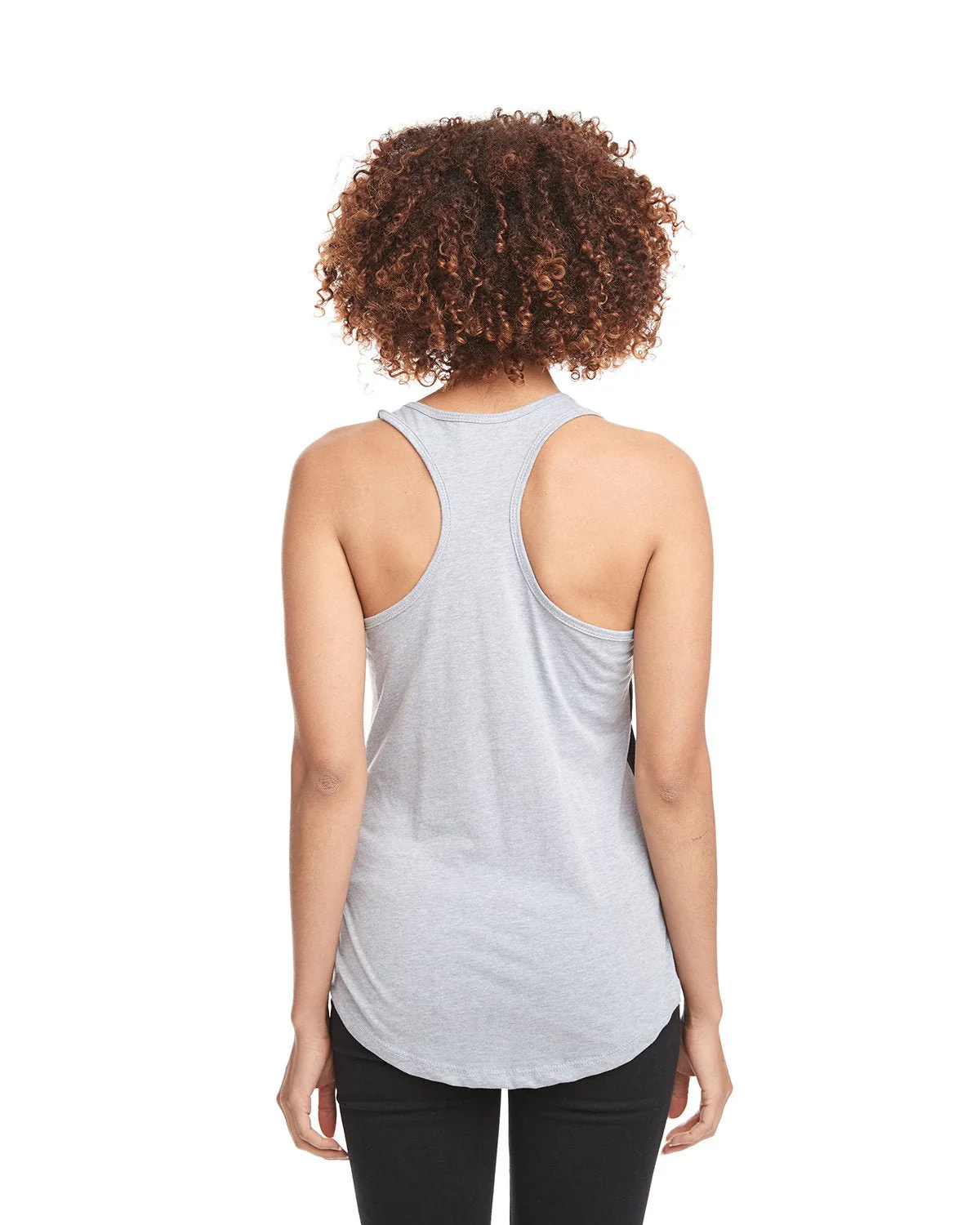 1534-Next Level Apparel-BLACK/ HTHR GRAY - Cheap-Us