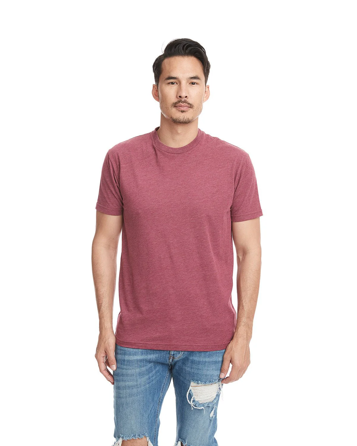 6410-Next Level Apparel-HEATHER MAROON - Cheap-Us