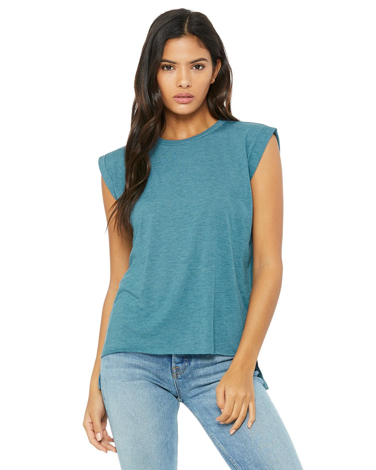 8804-Bella + Canvas-HTHR DEEP TEAL - Cheap-Us