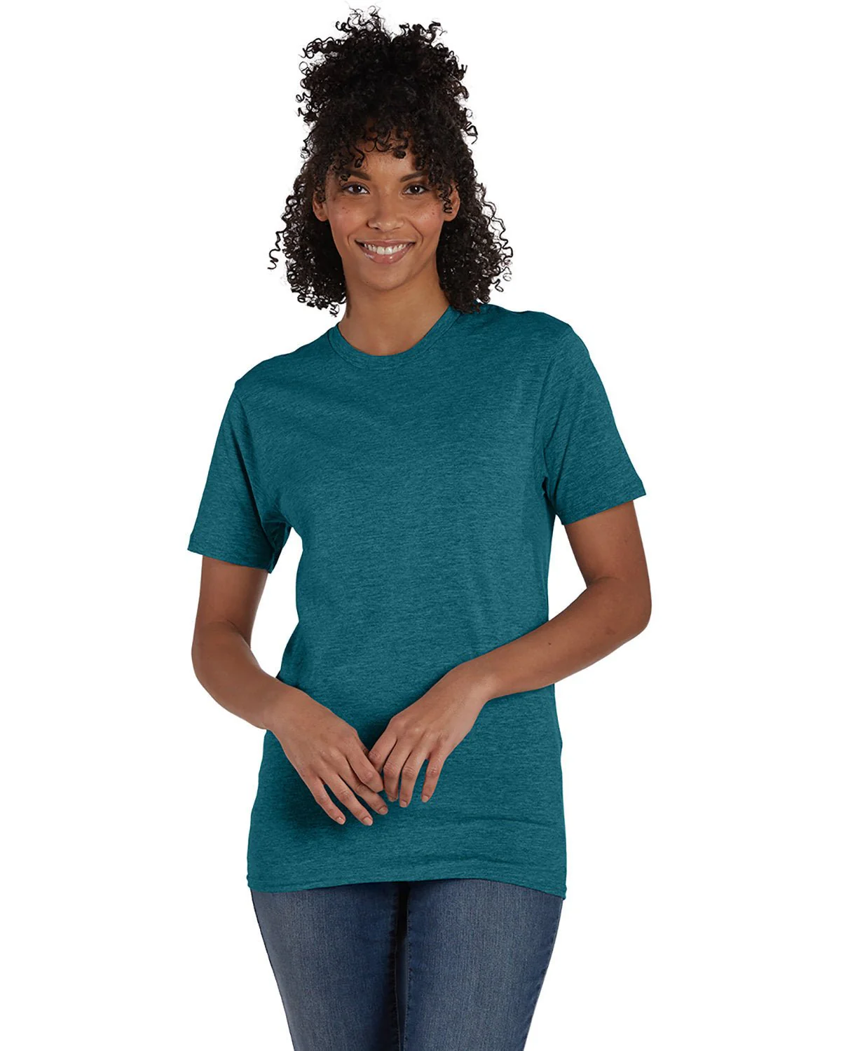 4980-Hanes-JADE PINE HEATHR - Cheap-Us