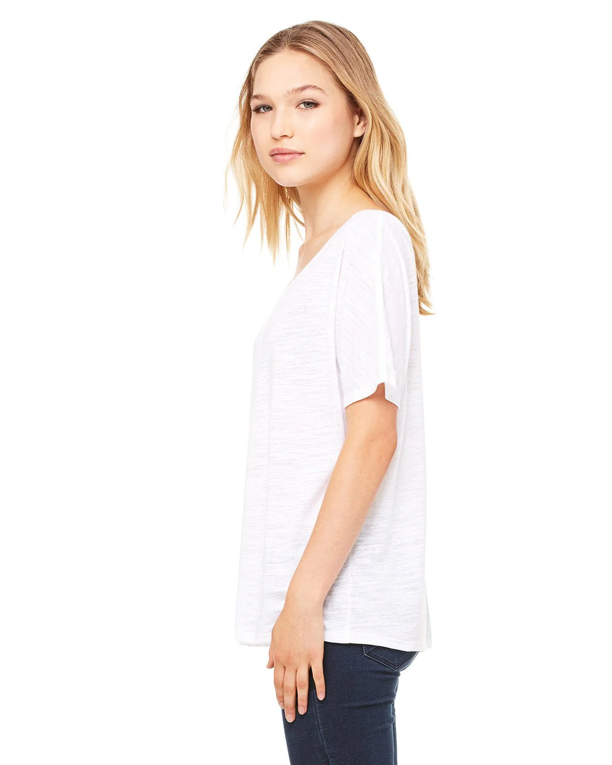 8816-Bella + Canvas-WHITE SLUB - Cheap-Us