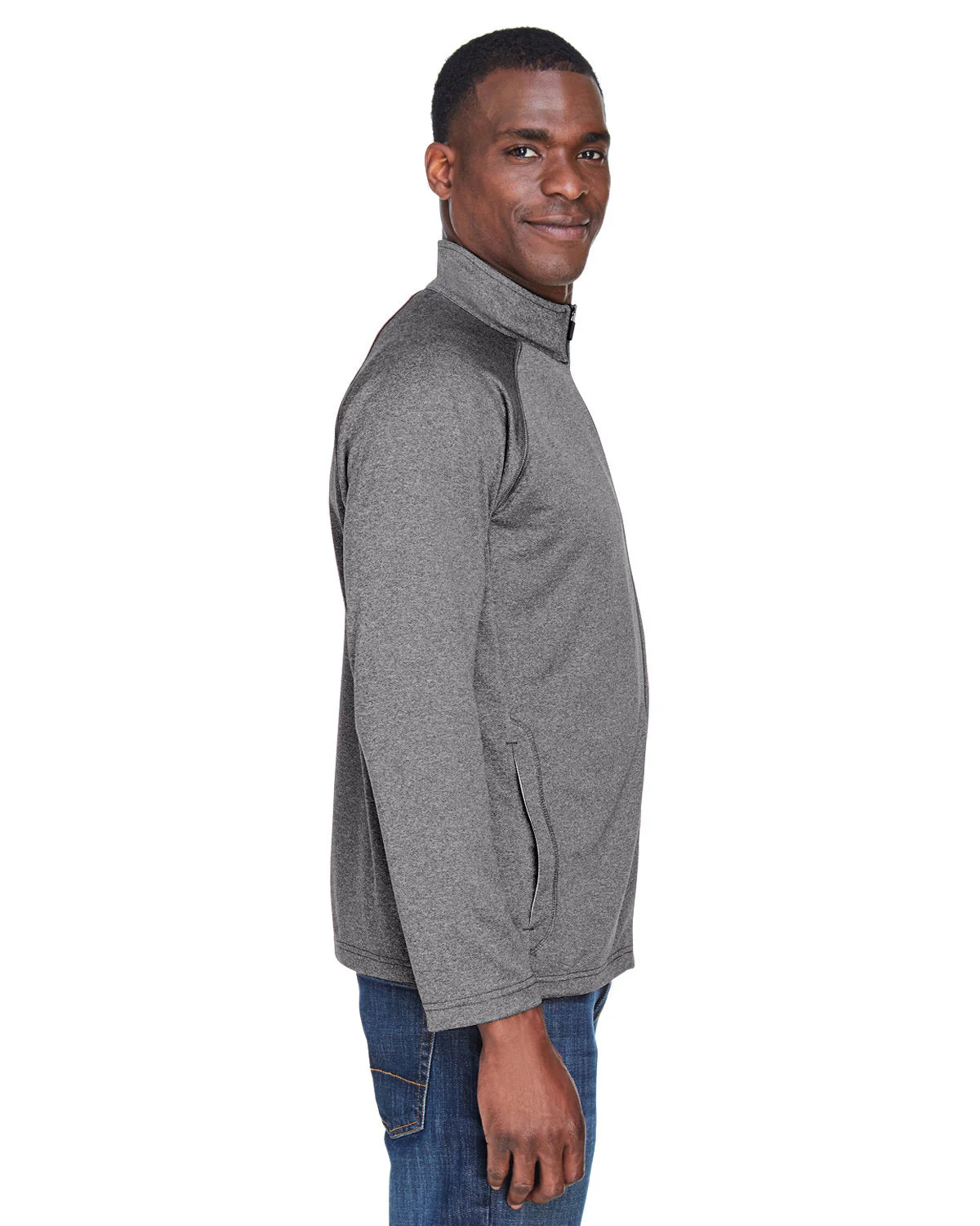 DG420-Devon & Jones-DK GREY HEATHER - Cheap-Us