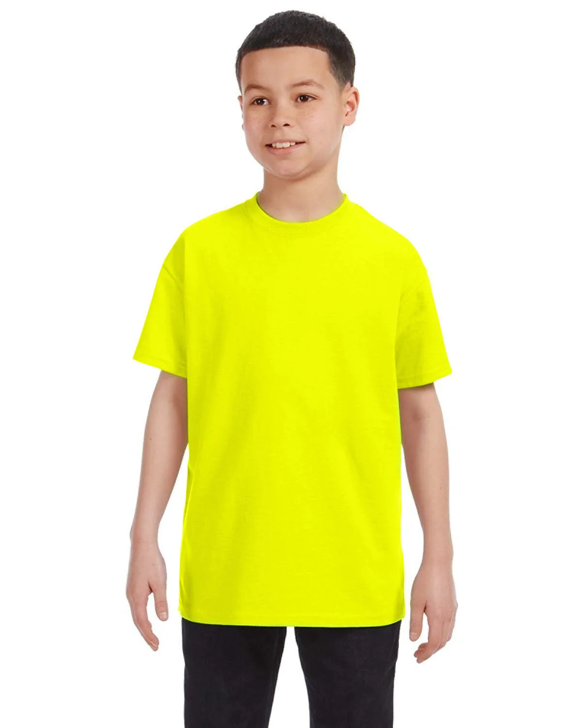G500B-Gildan-SAFETY GREEN - Cheap-Us