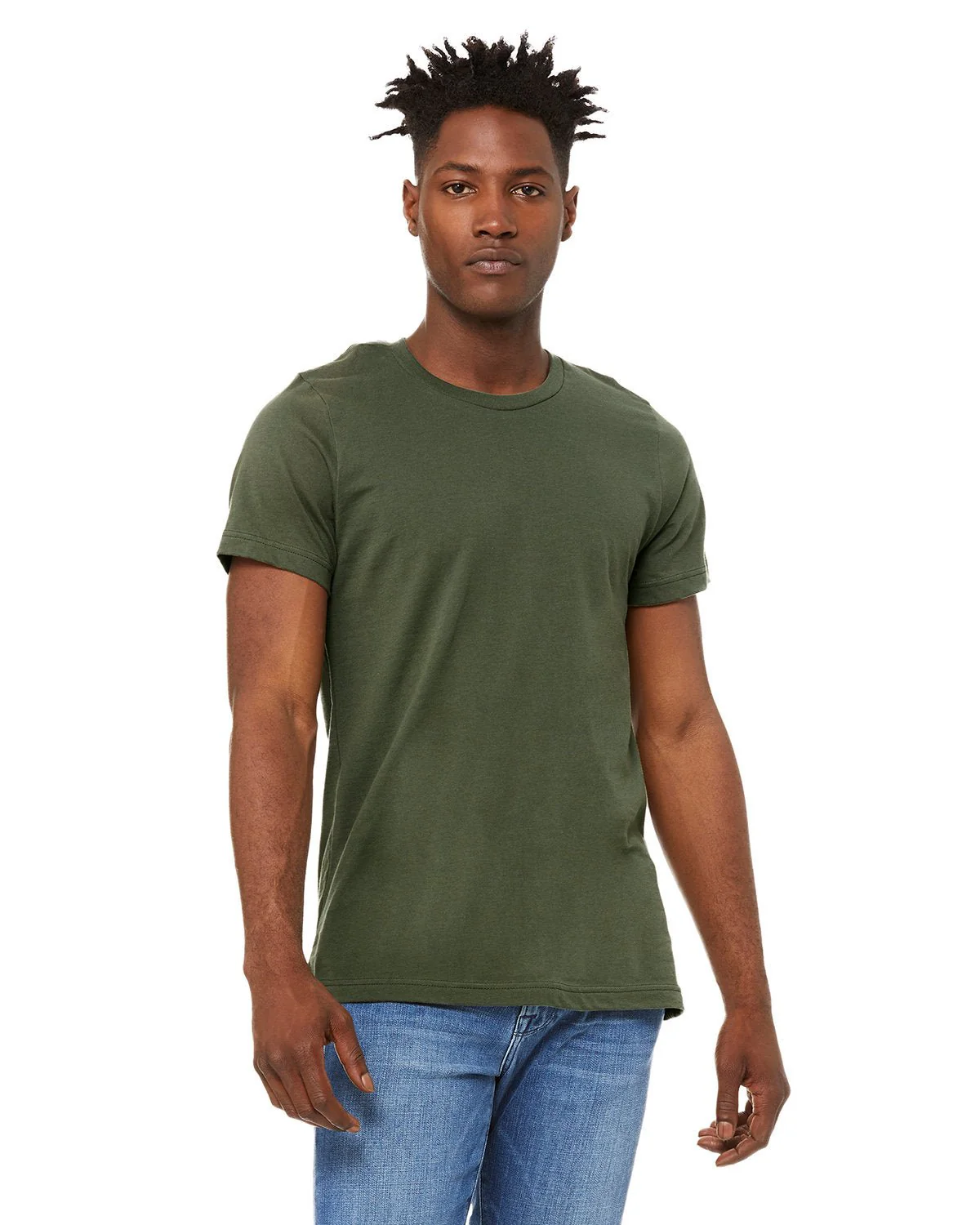 3001U-Bella + Canvas-MILITARY GREEN - Cheap-Us