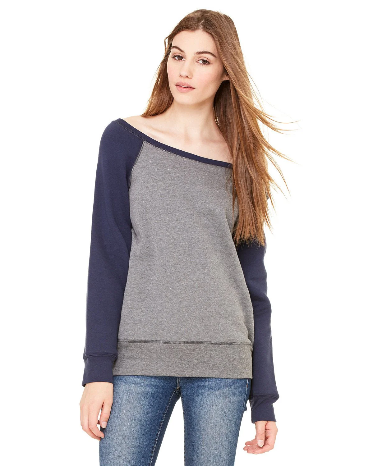 7501-Bella + Canvas-DEEP HTHR/ NAVY - Cheap-Us