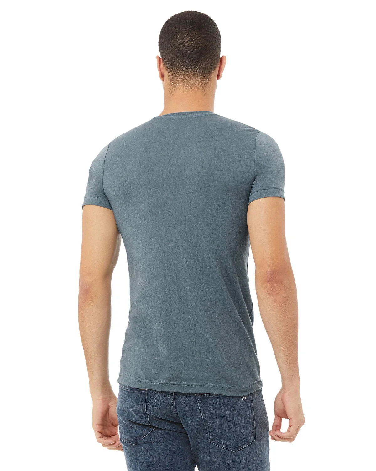 3001CVC-Bella + Canvas-HEATHER SLATE - Cheap-Us