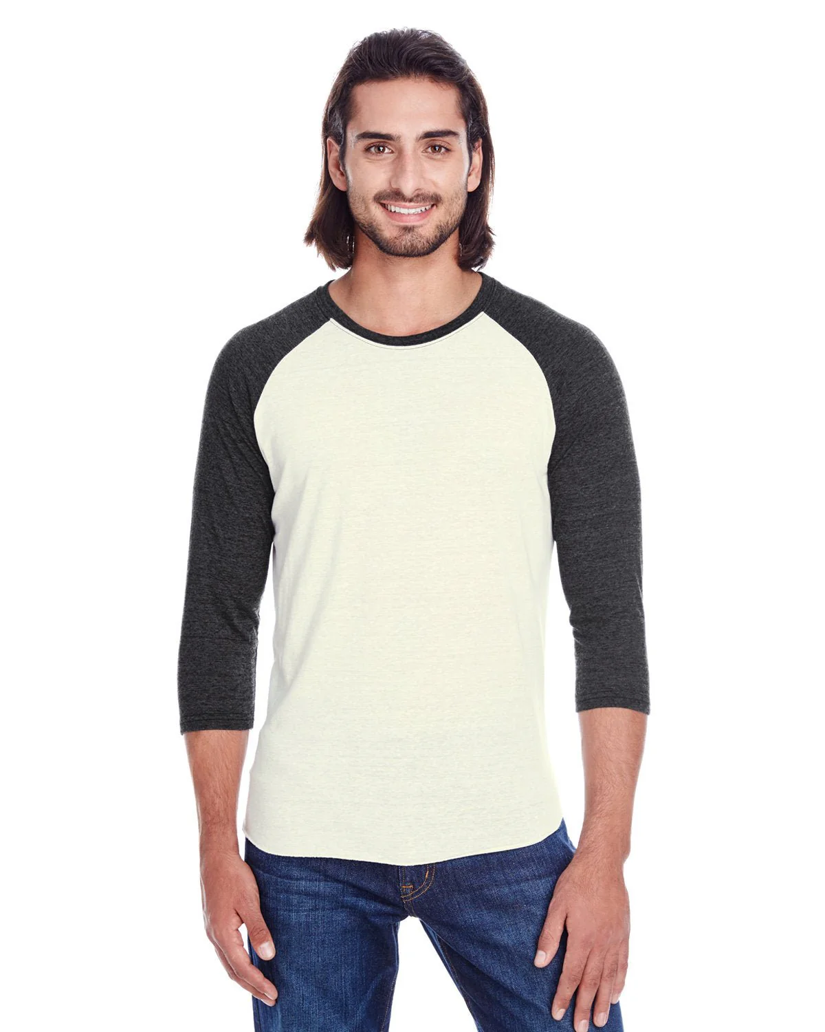 302G-Threadfast Apparel-CREAM/ BLCK TRIB - Cheap-Us