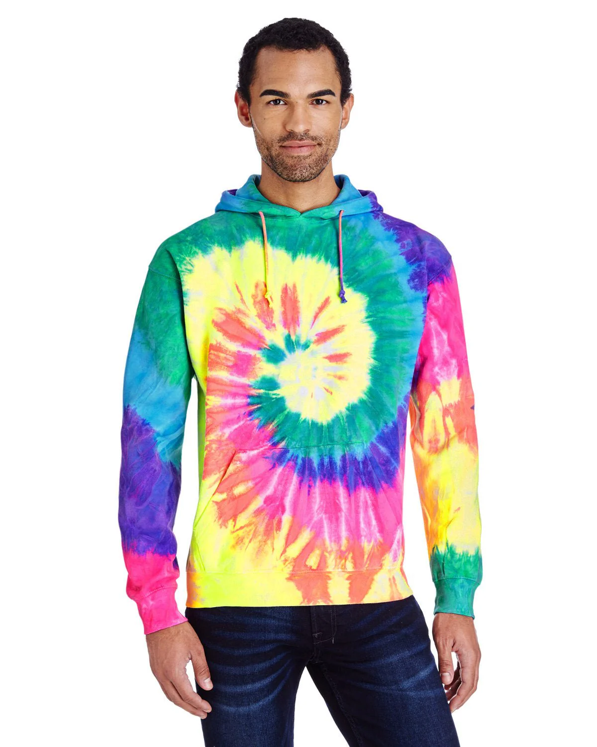 CD877-Tie-Dye-NEON RAINBOW - Cheap-Us