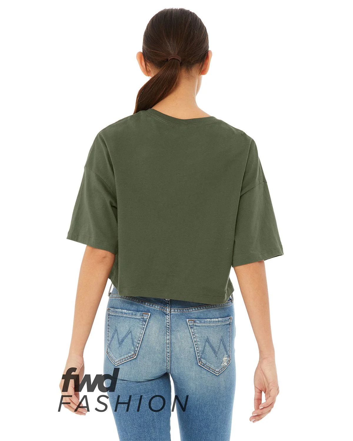 6482-Bella + Canvas-MILITARY GREEN - Cheap-Us
