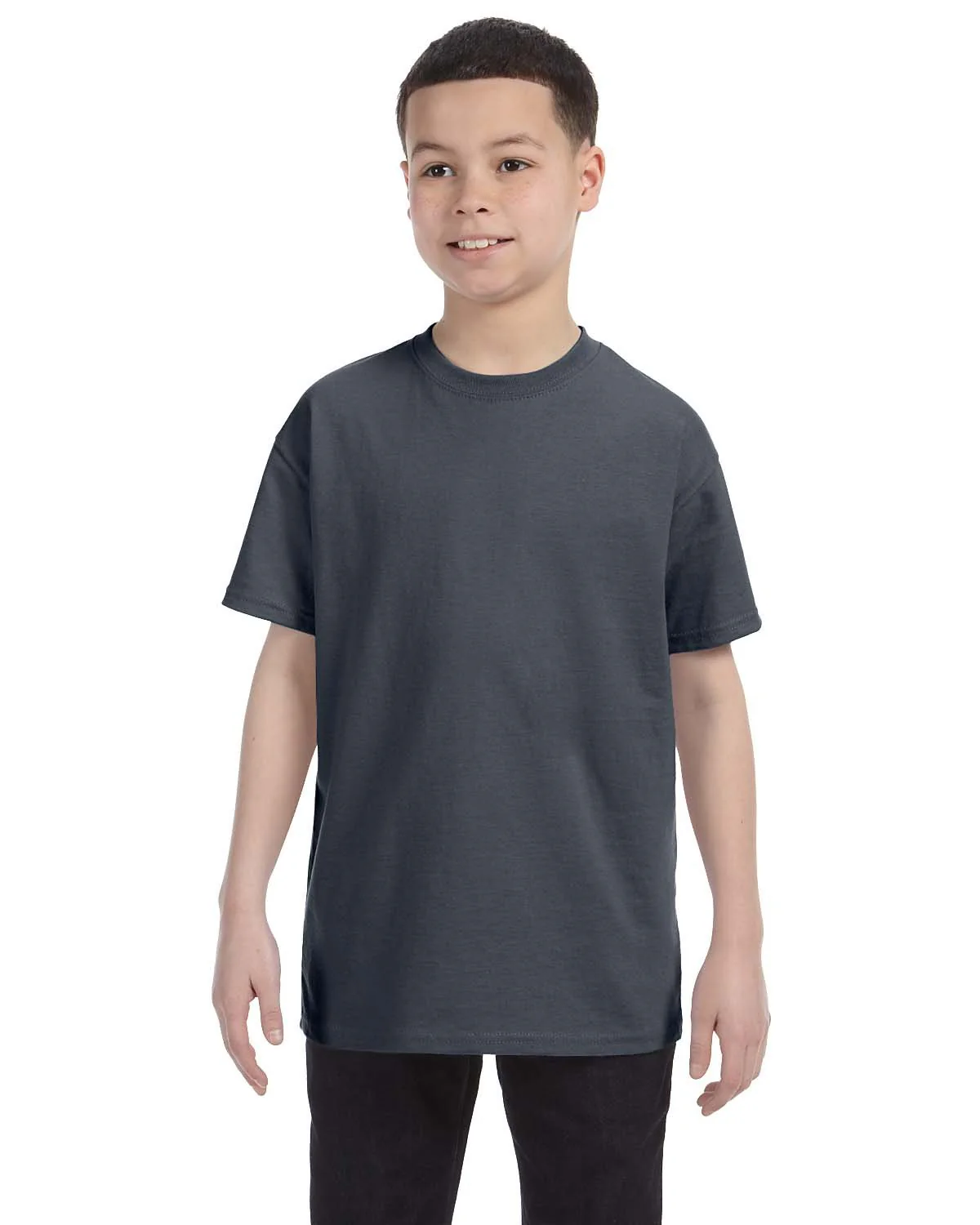 G500B-Gildan-DARK HEATHER - Cheap-Us