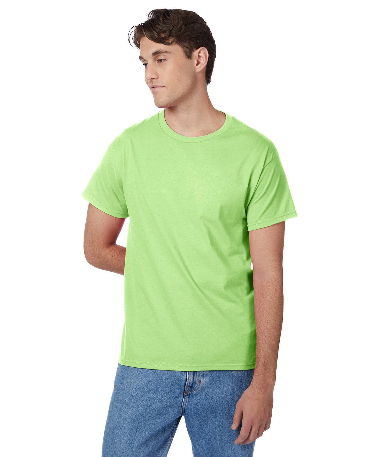 5250T-Hanes-LIME - Cheap-Us
