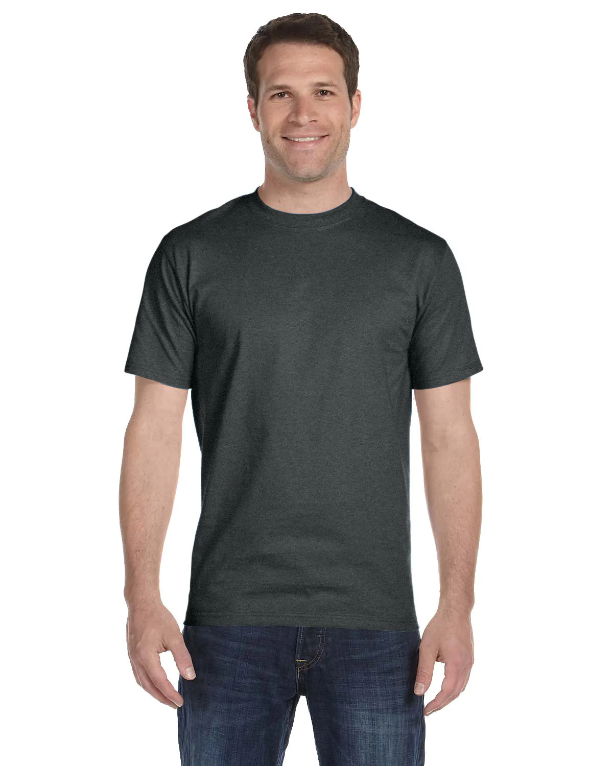 5280-Hanes-CHARCOAL HEATHER - Cheap-Us