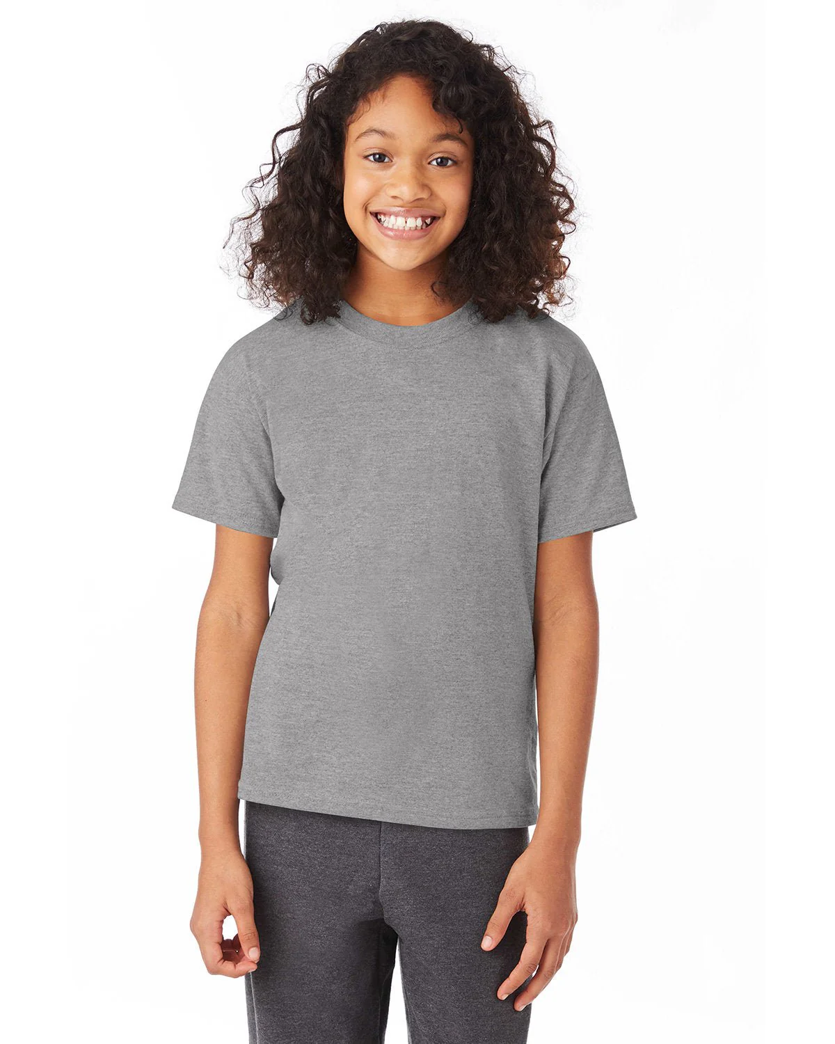 5370-Hanes-OXFORD GRAY - Cheap-Us