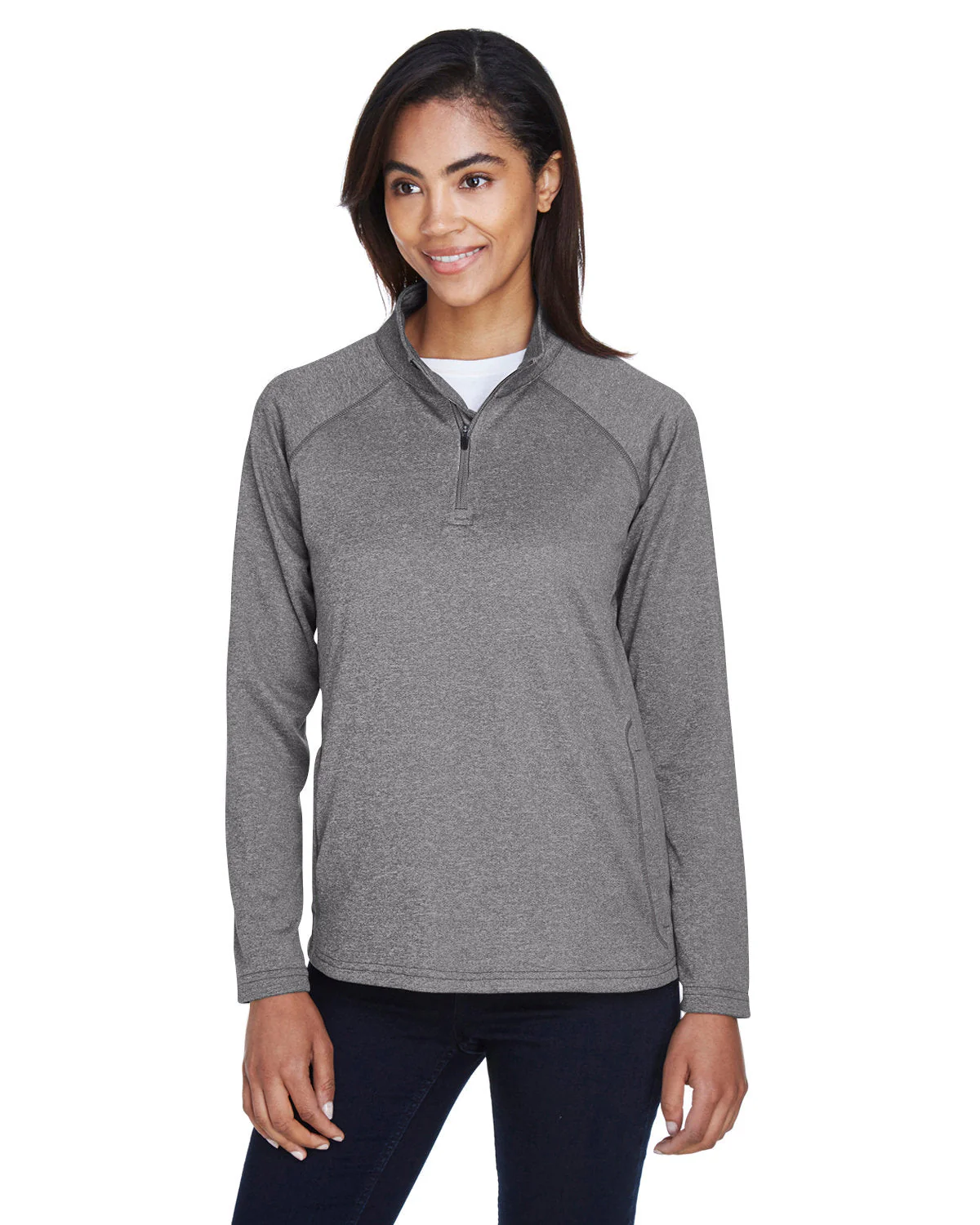 DG440W-Devon & Jones-DK GREY HEATHER - Cheap-Us