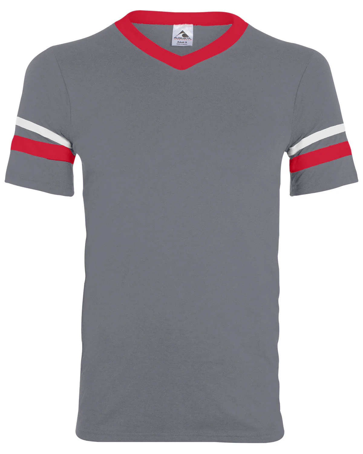 360-Augusta Sportswear-GRPHITE/ RED/ WH - Cheap-Us