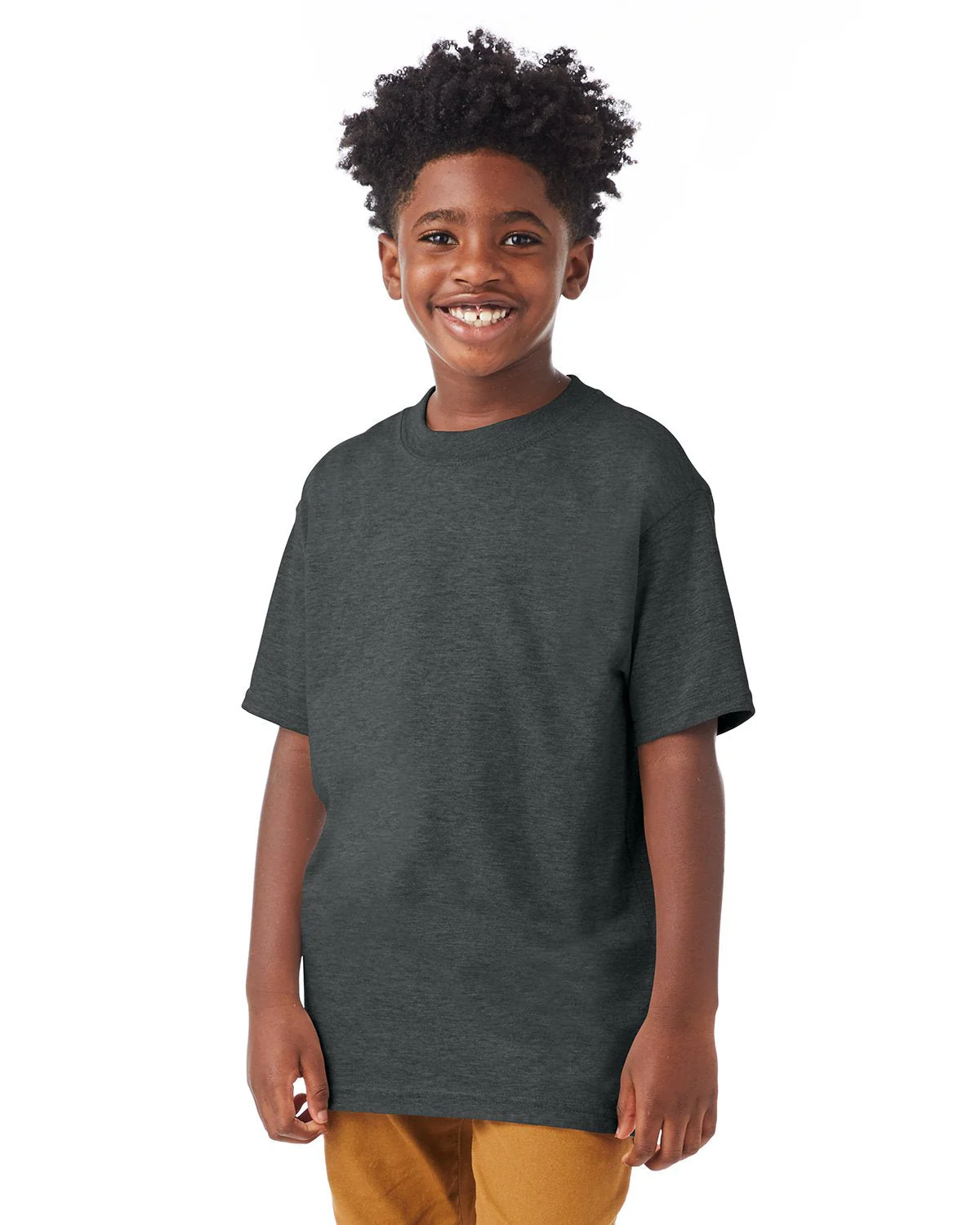 5380-Hanes-CHARCOAL HEATHER - Cheap-Us