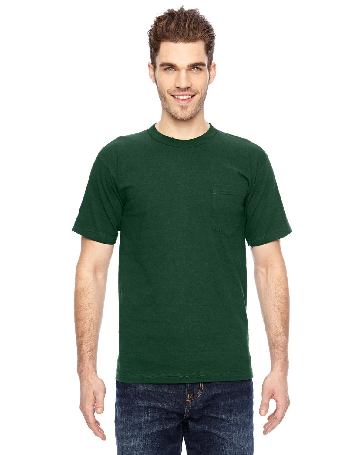 BA7100-Bayside-FOREST GREEN - Cheap-Us