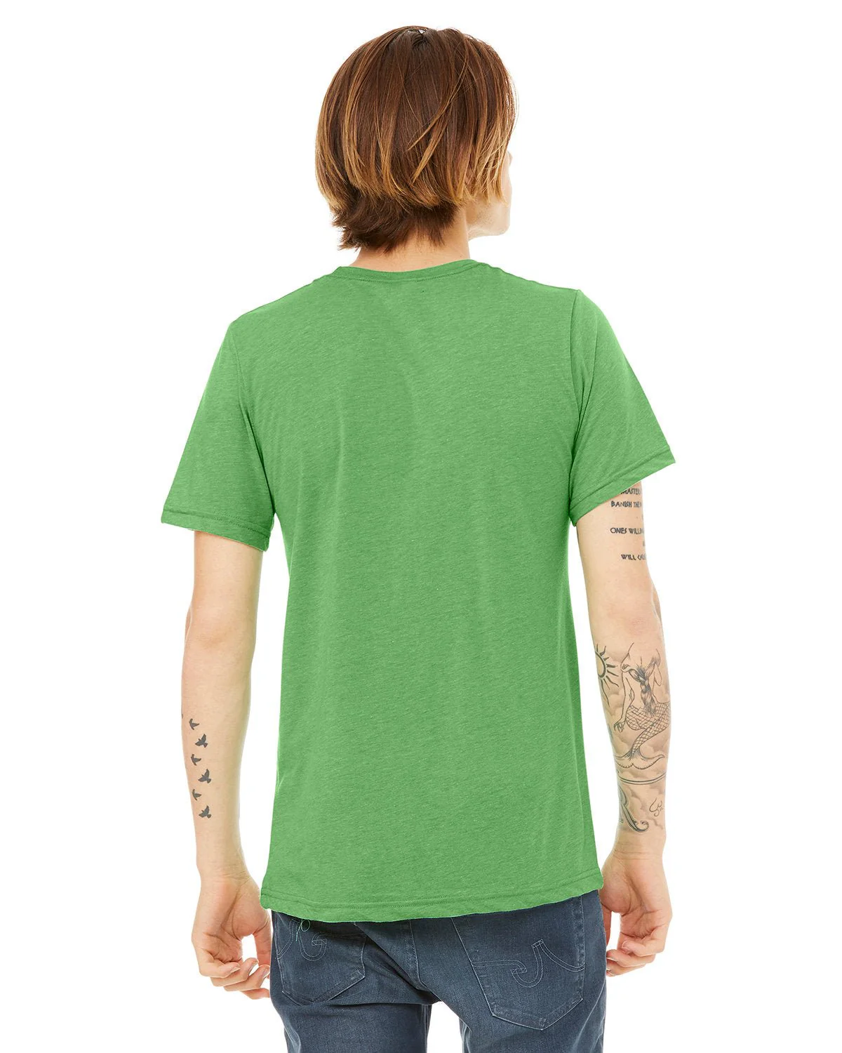 3413C-Bella + Canvas-GREEN TRIBLEND - Cheap-Us