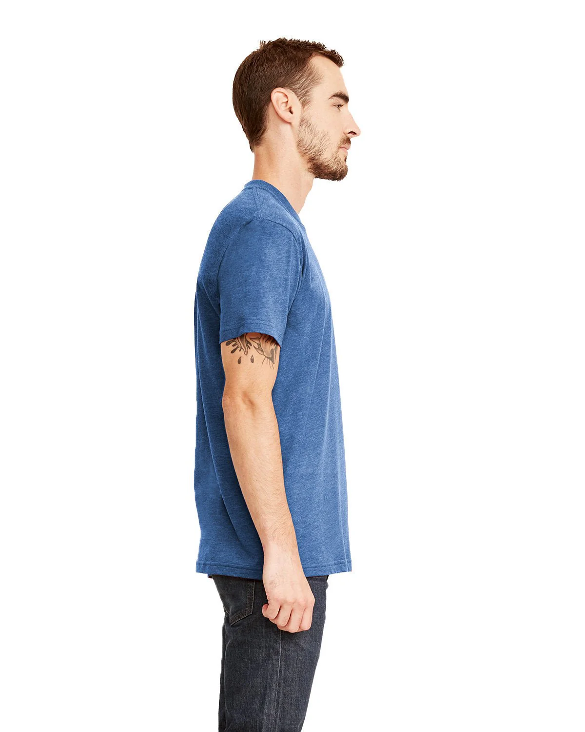 6410-Next Level Apparel-HTHR COOL BLUE - Cheap-Us