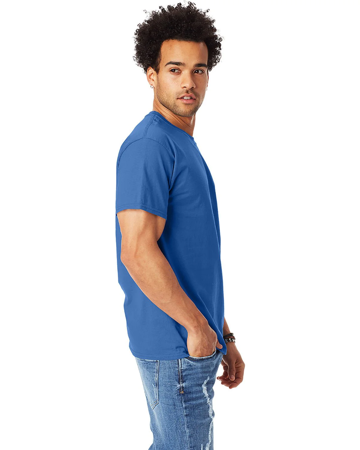 5250T-Hanes-PALACE BLUE - Cheap-Us