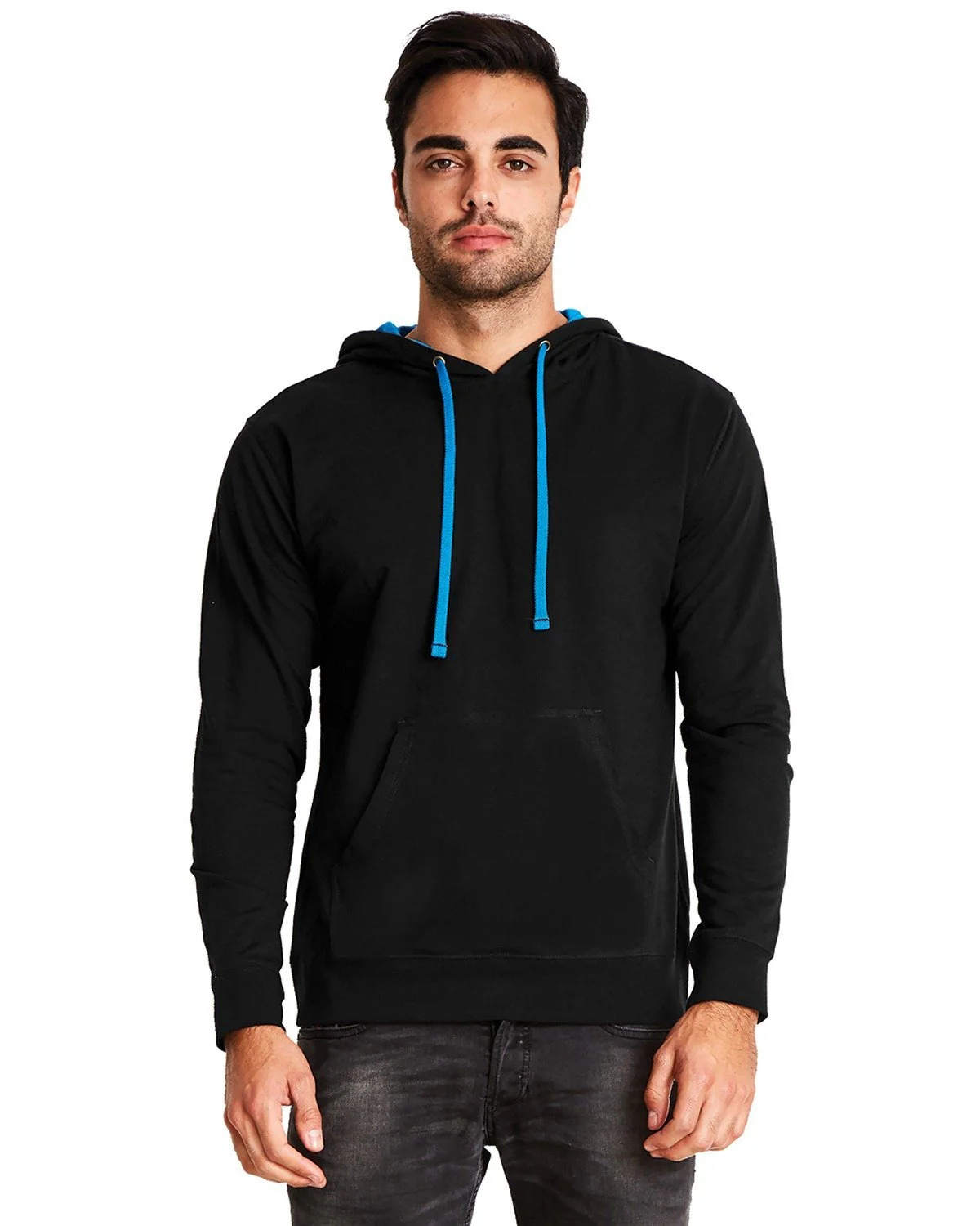 9301-Next Level Apparel-BLACK/ TURQUOISE - Cheap-Us