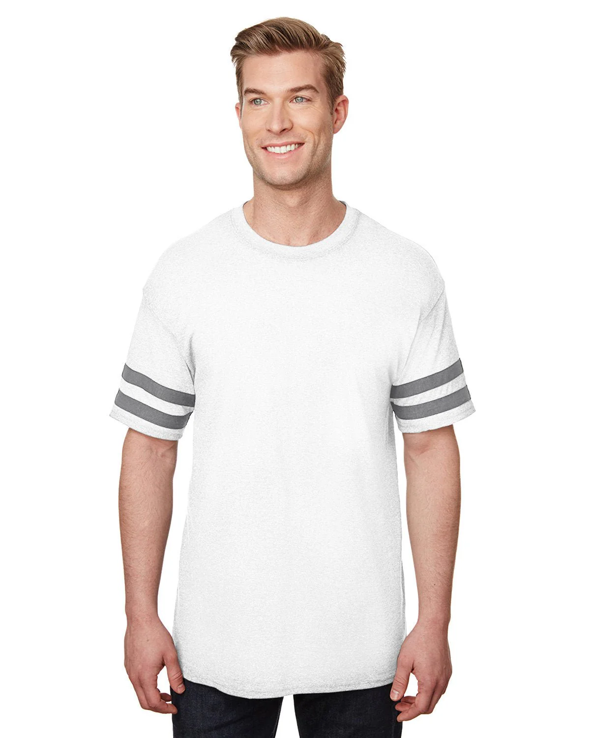 G500VT-Gildan-WHITE/ GRP HTHR - Cheap-Us