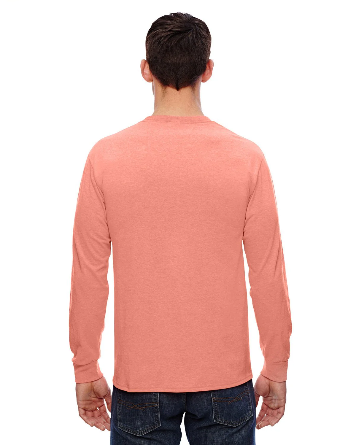 4930-Fruit of the Loom-RETRO HTHR CORAL - Cheap-Us