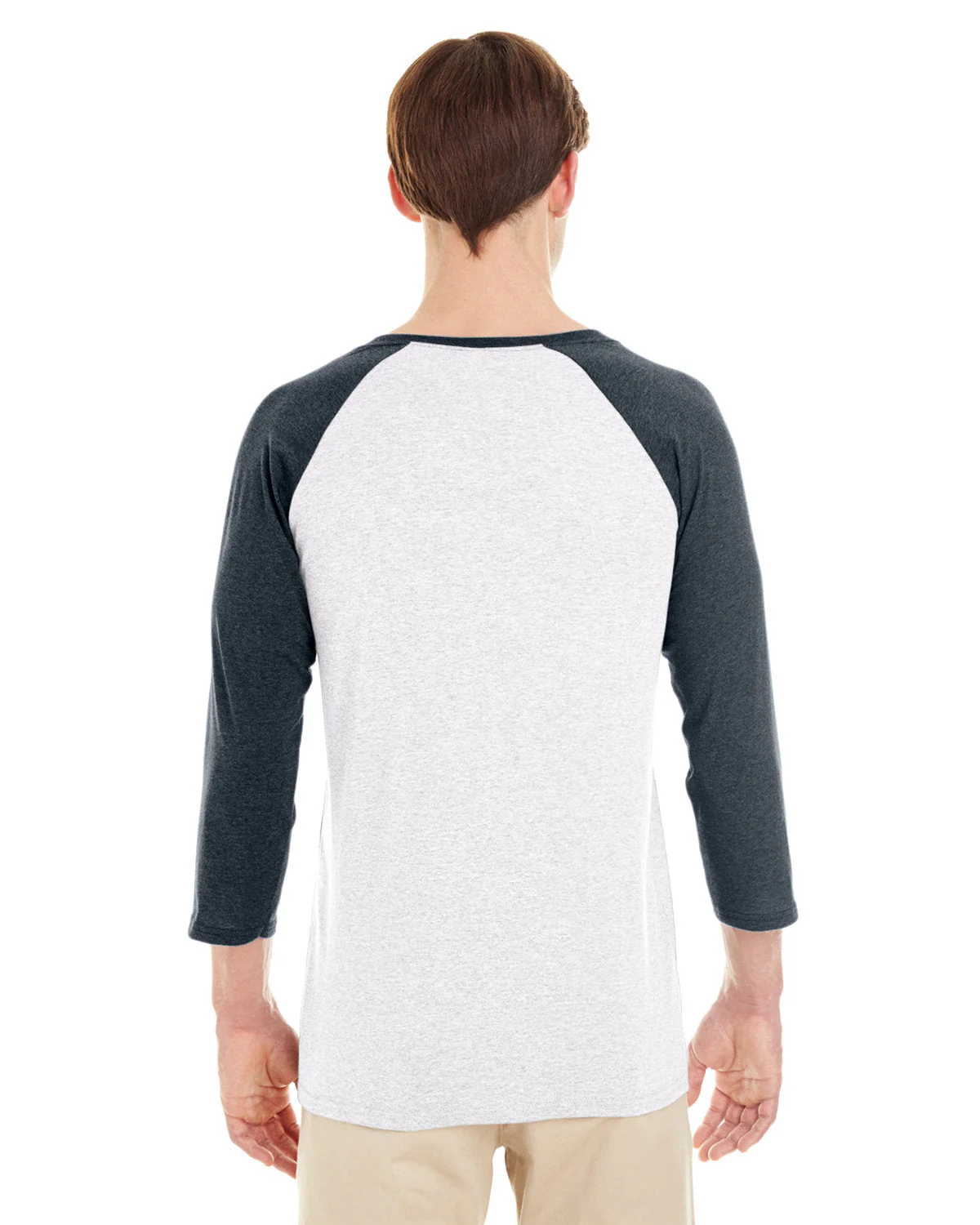 601RR-Jerzees-WHT HTH/ BLK HTH - Cheap-Us