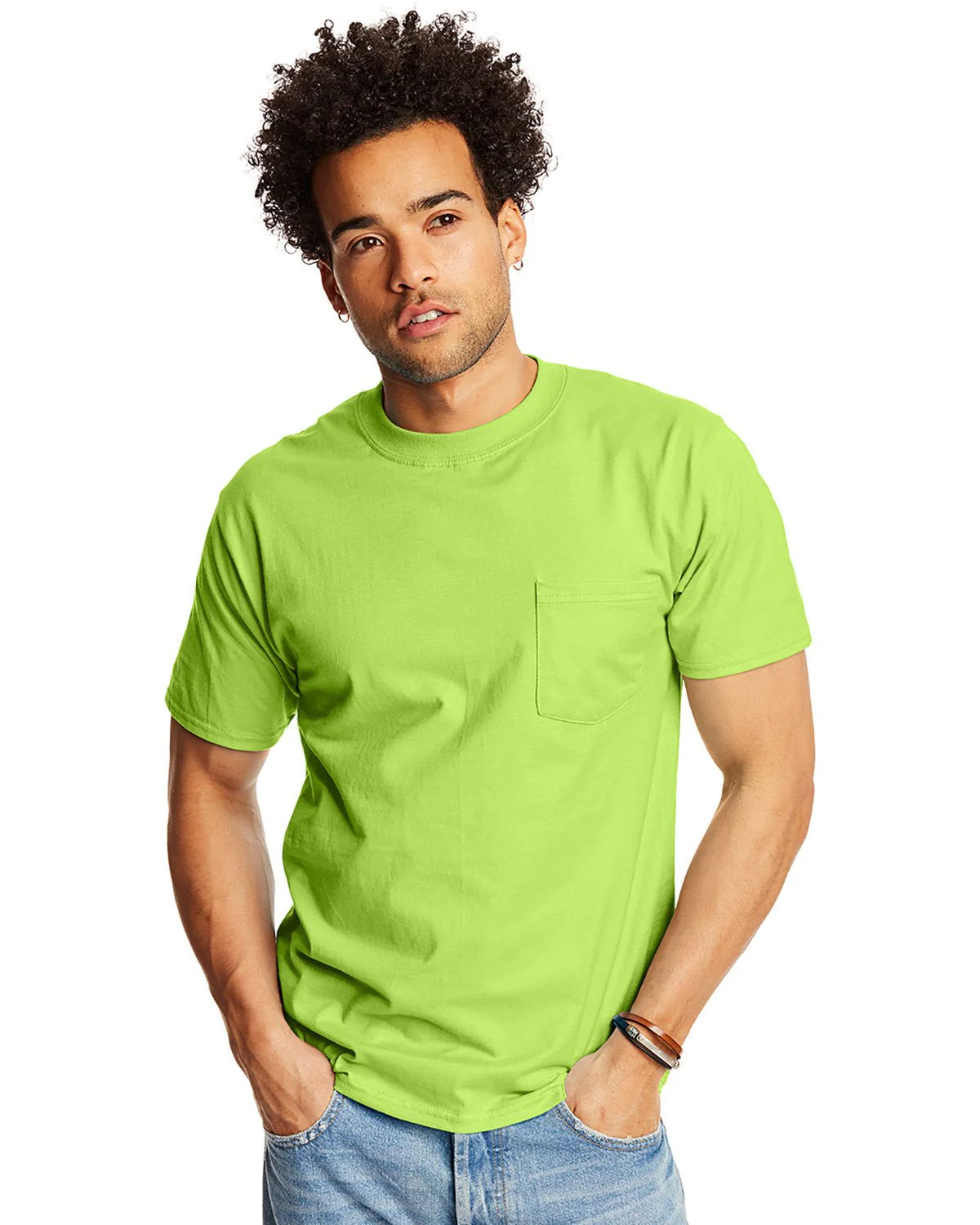 5190P-Hanes-LIME - Cheap-Us