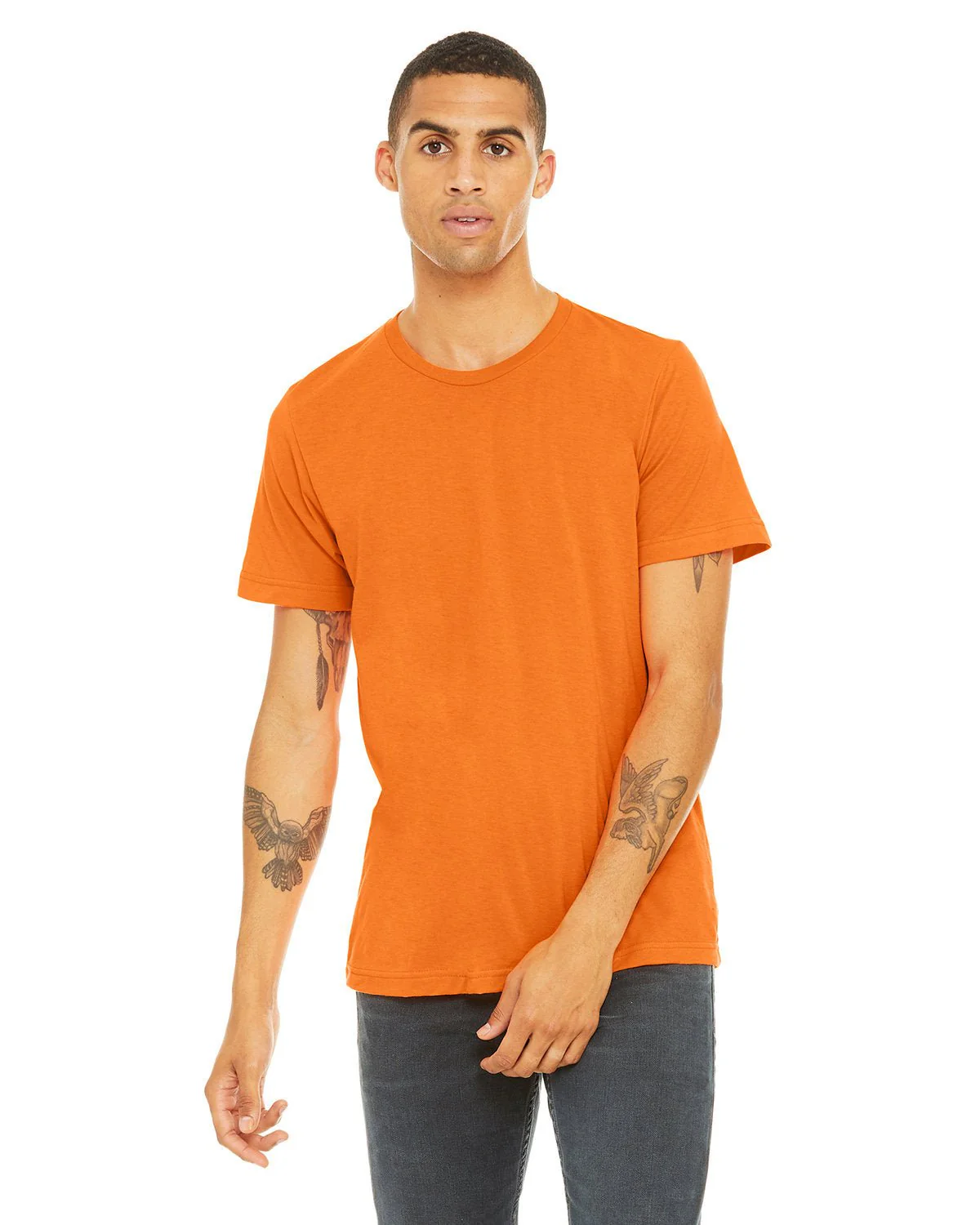 3650-Bella + Canvas-NEON ORANGE - Cheap-Us
