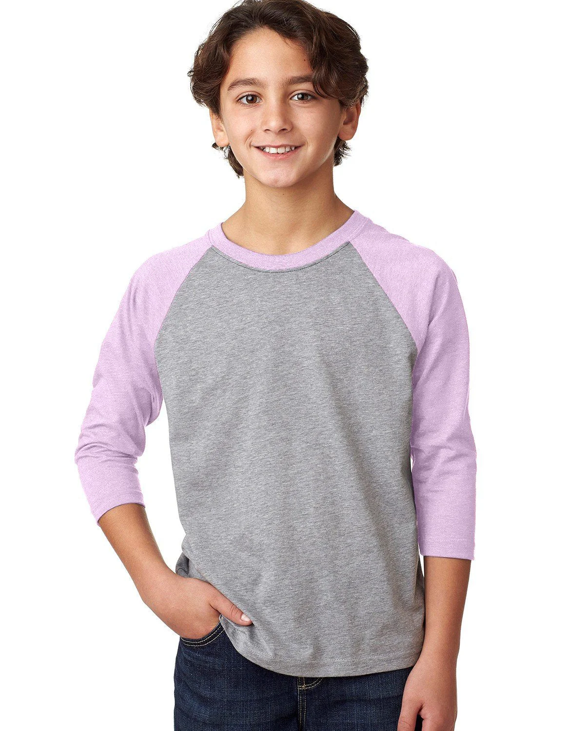 3352-Next Level Apparel-LILAC/ D HTR GRY - Cheap-Us